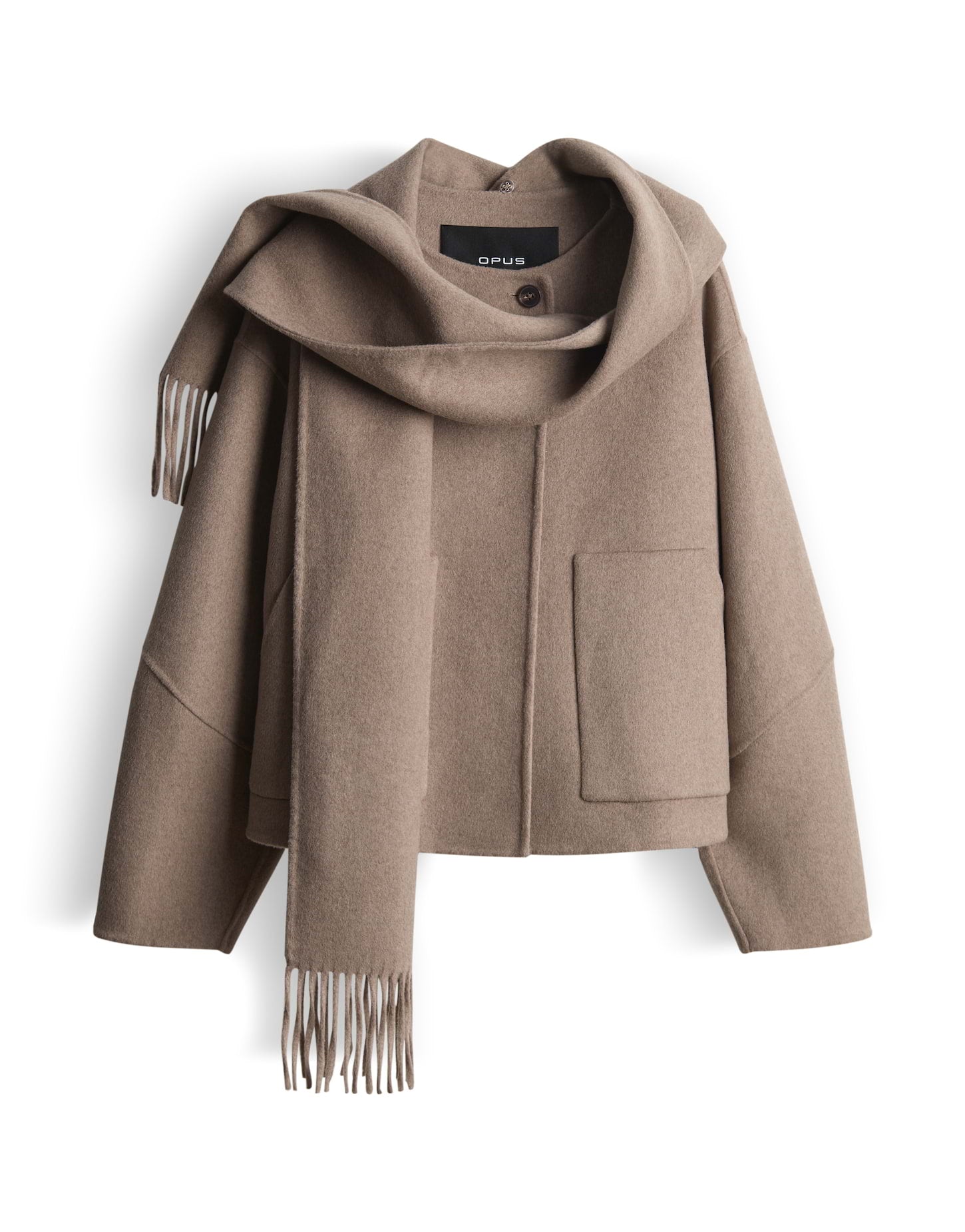 Opus Damen Jacken Warm Taupe