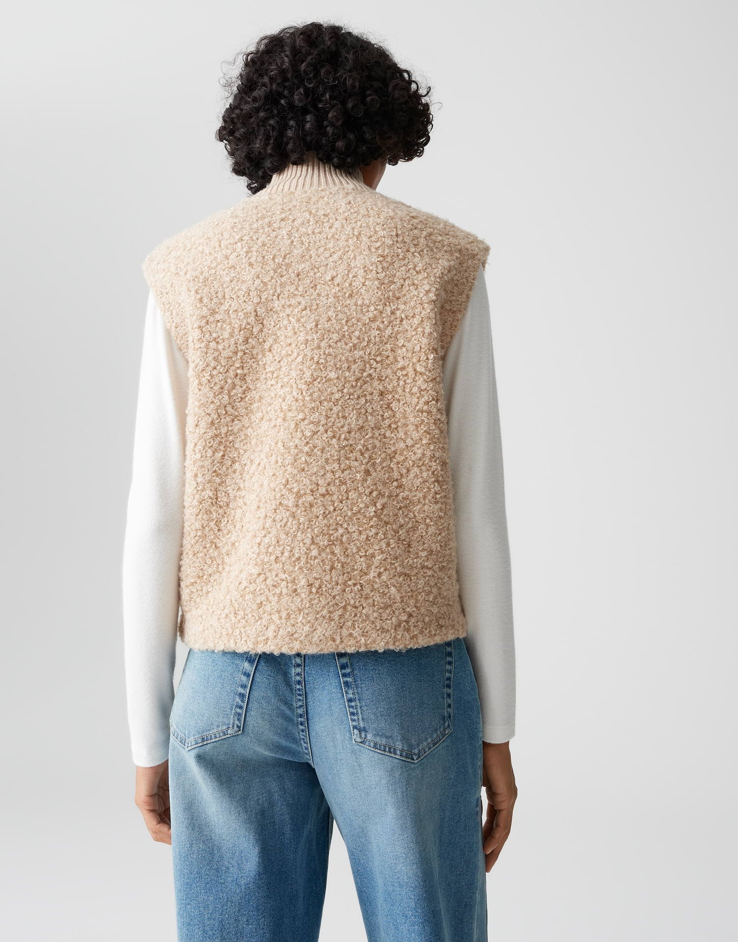 Opus Damen Sweatshirts Macadamia