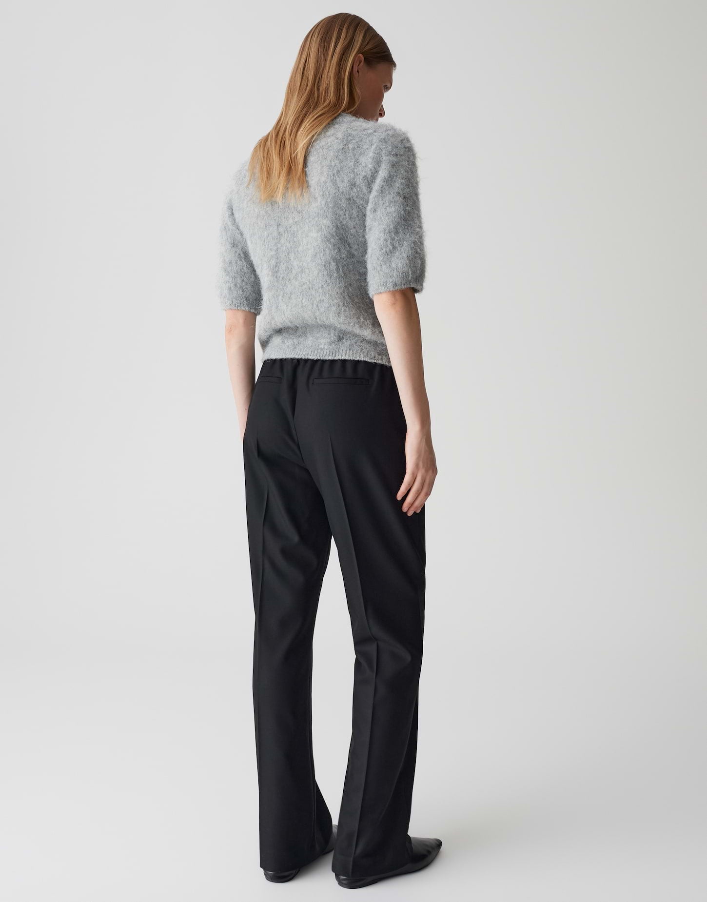 Opus Pants Damen Hosen Black