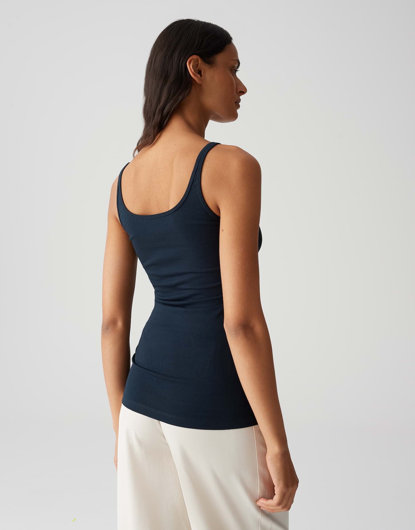 Opus Damen T-Shirts Coal Blue