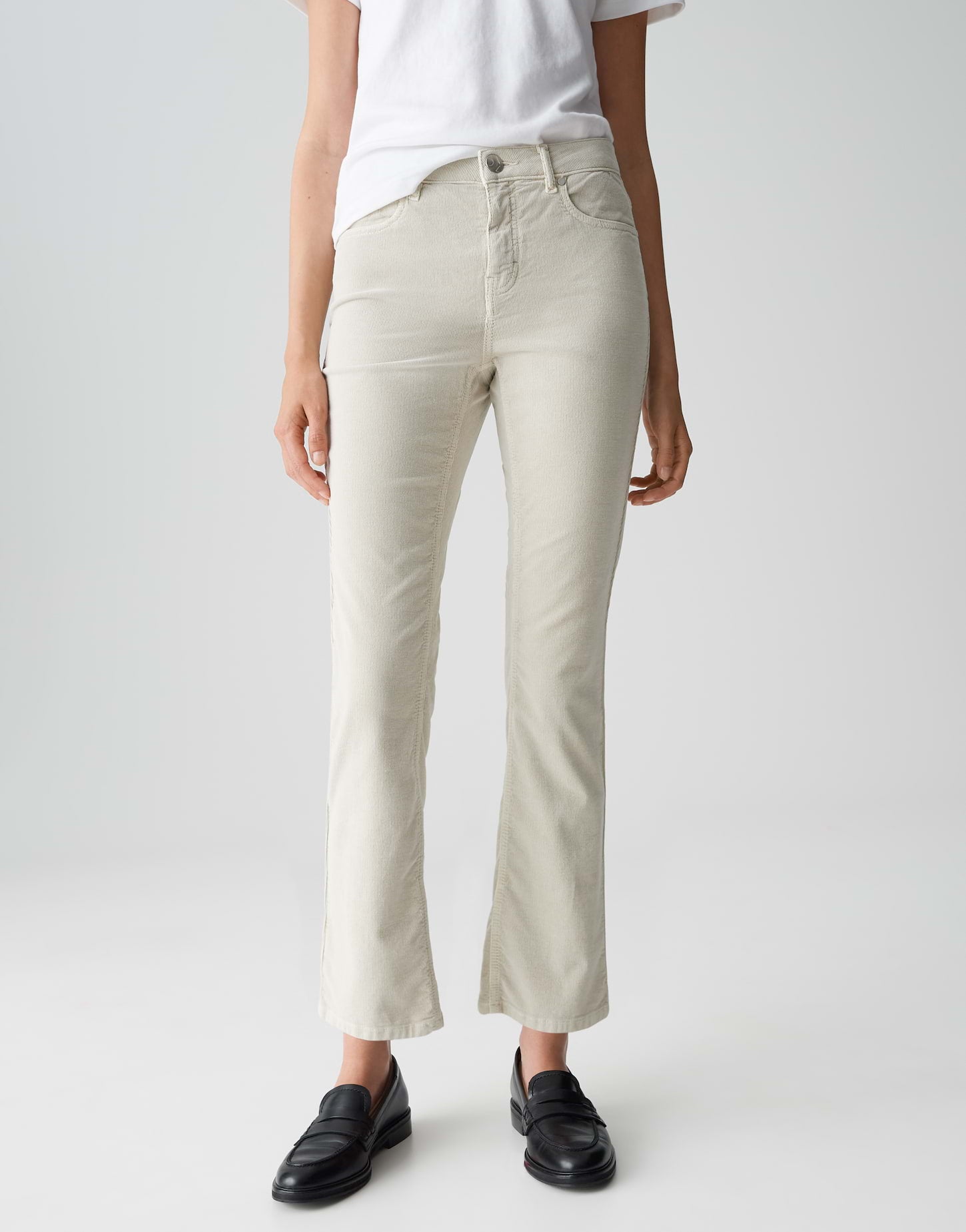 Opus Pants Damen Hosen Macadamia