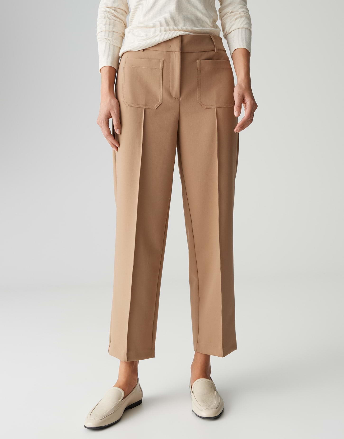 Opus Damen Hosen Salted Caramel