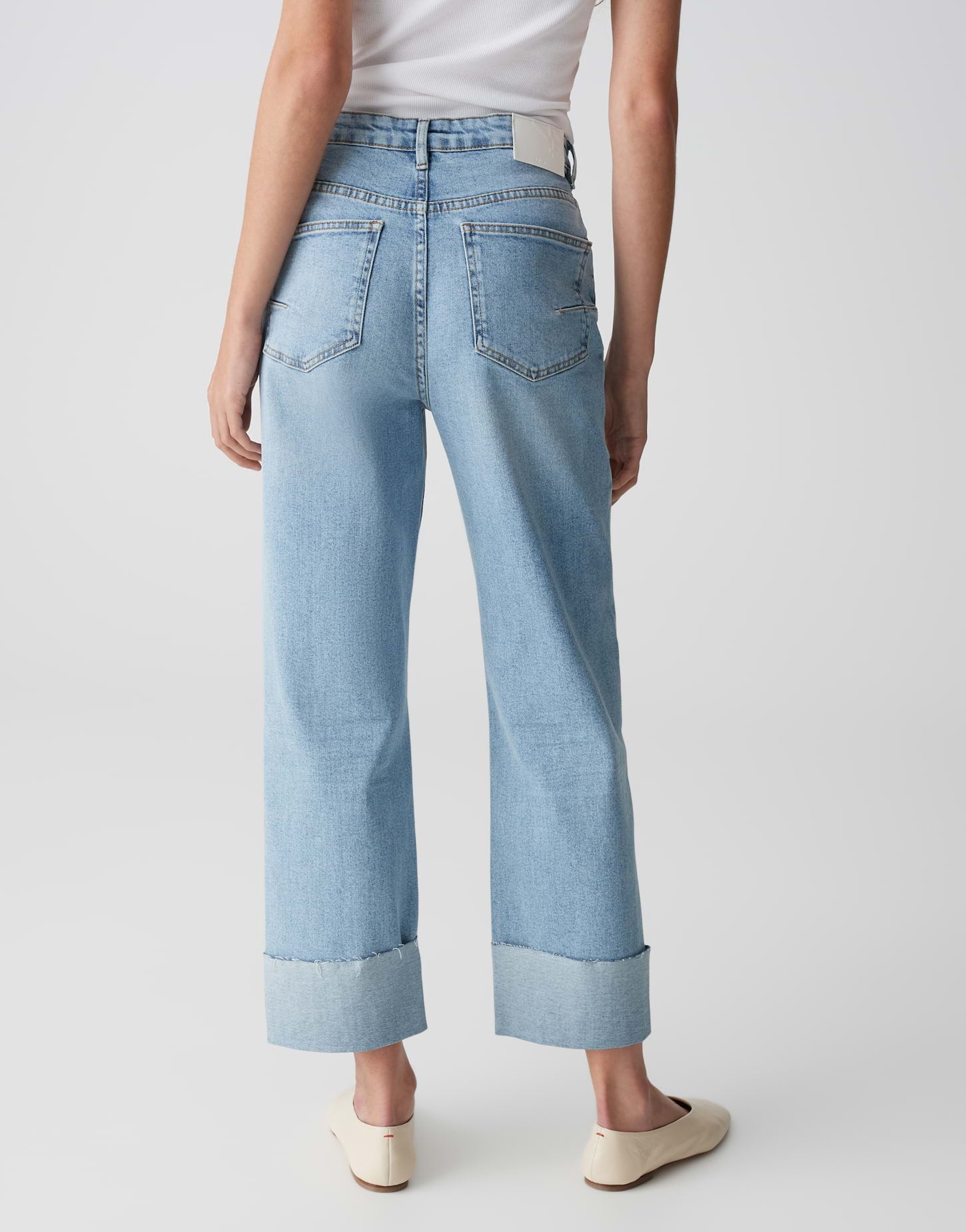 Opus Damen Jeans Light Relaxing