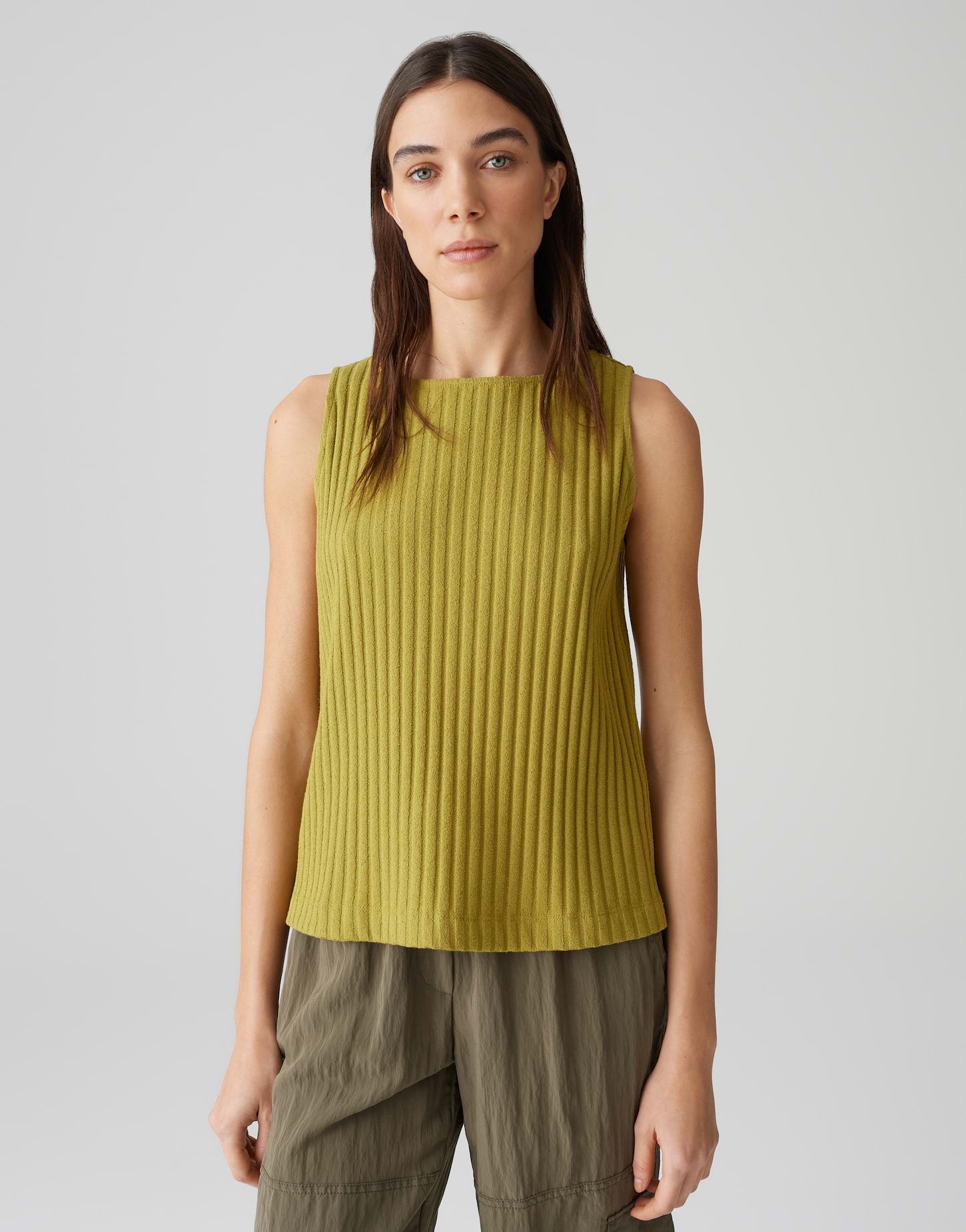 Opus Damen T-Shirts Tropical Moss