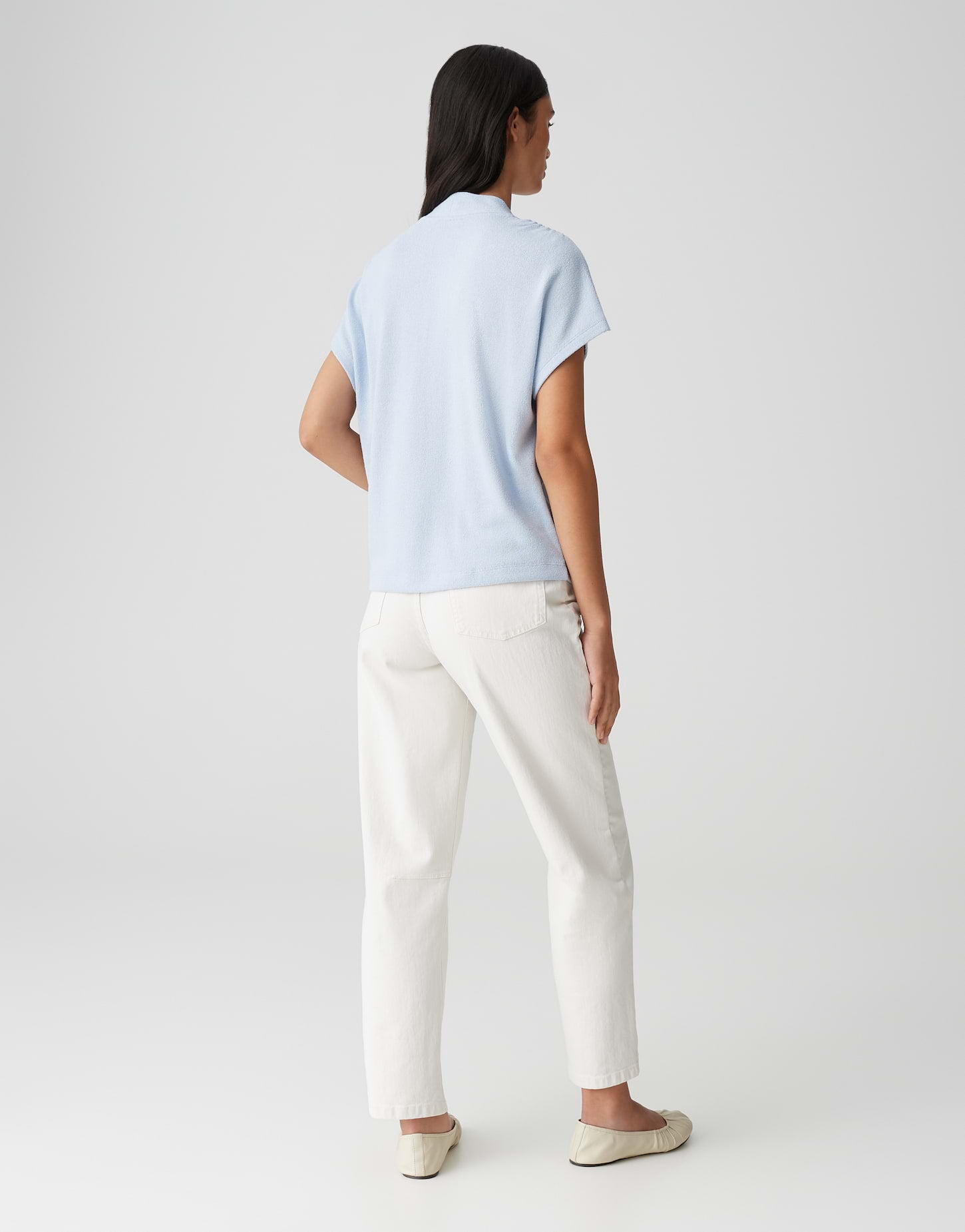 Opus Damen T-Shirts Oxford Blue