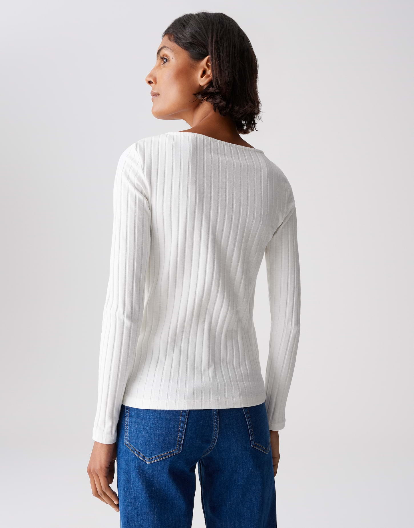 Opus Damen T-Shirts Milk