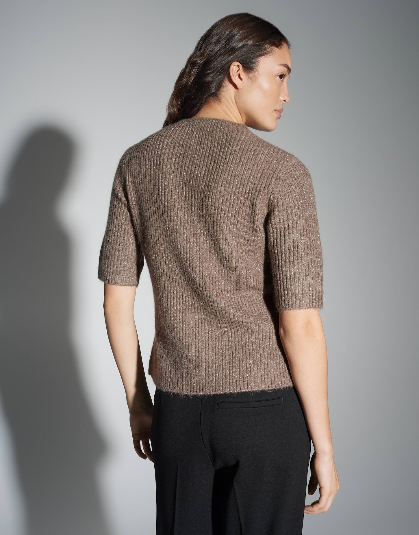 Opus Damen Pullover Warm Taupe