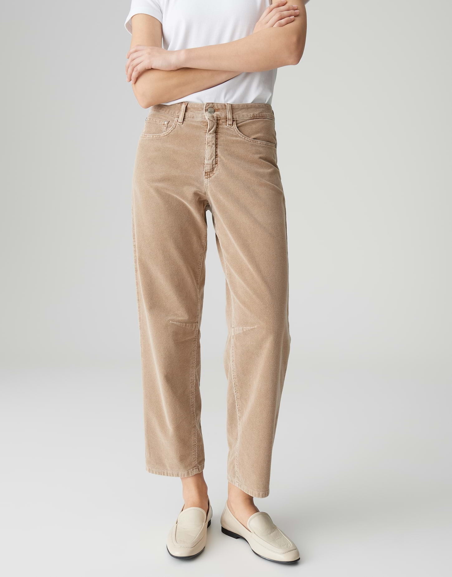 Opus Pants Damen Hosen Golden Oa