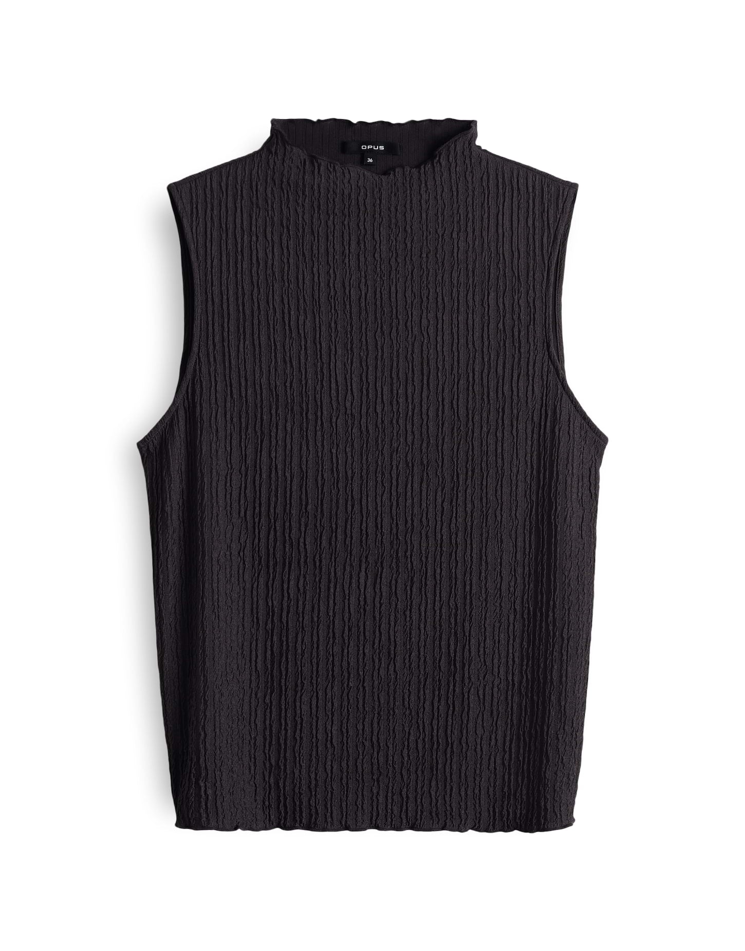 Opus Damen T-Shirts Midnight Brown