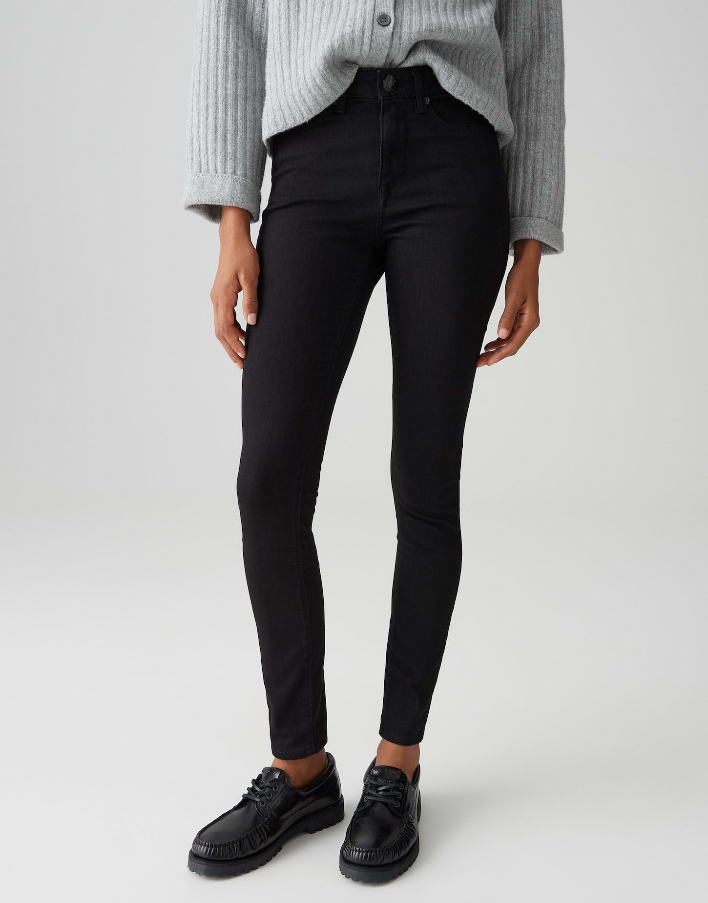 Opus Damen Jeans Black