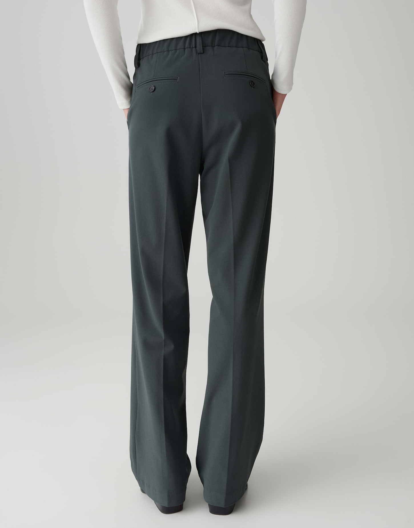 Opus Pants Damen Hosen Deep Pine