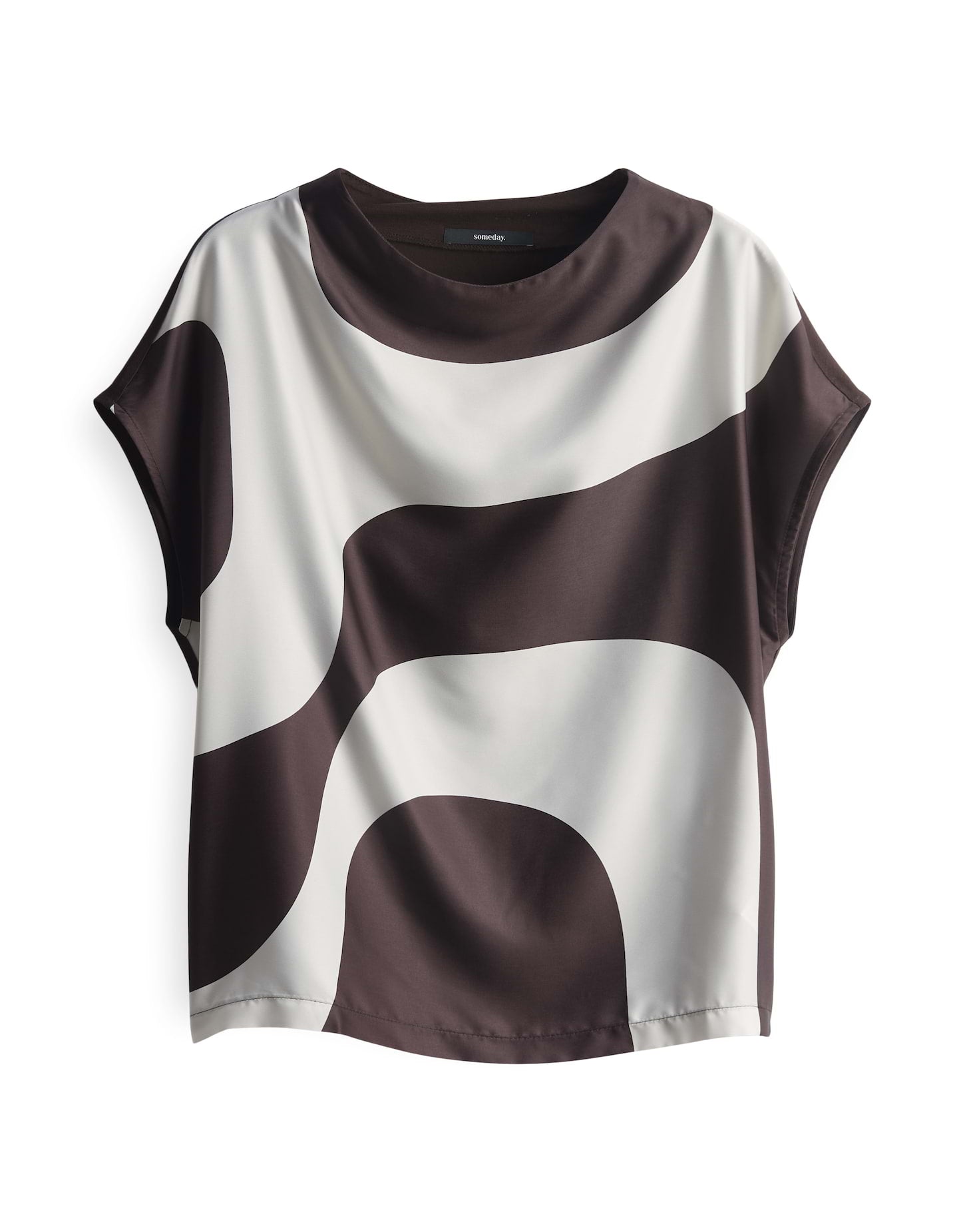 Someday Damen T-Shirts Dark Espresso