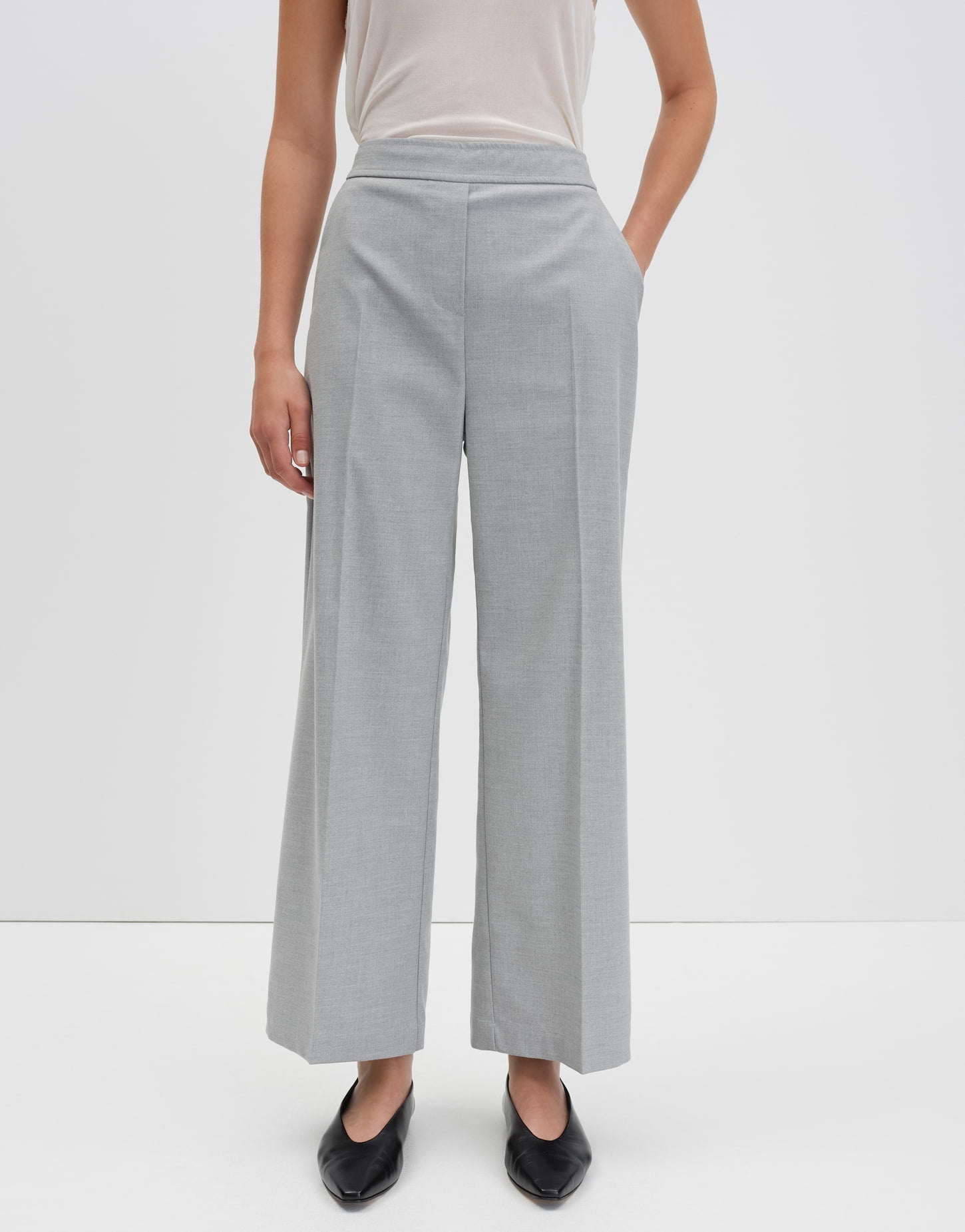 Someday Damen Hosen Hazy Fog Melang