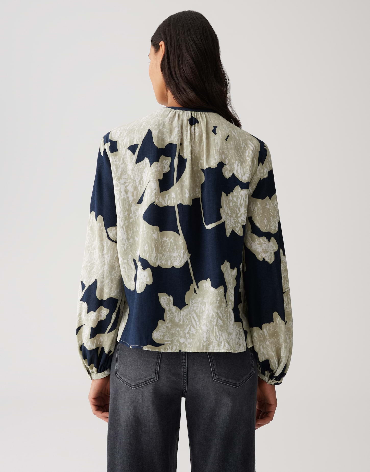 Opus Damen Blusen Coal Blue