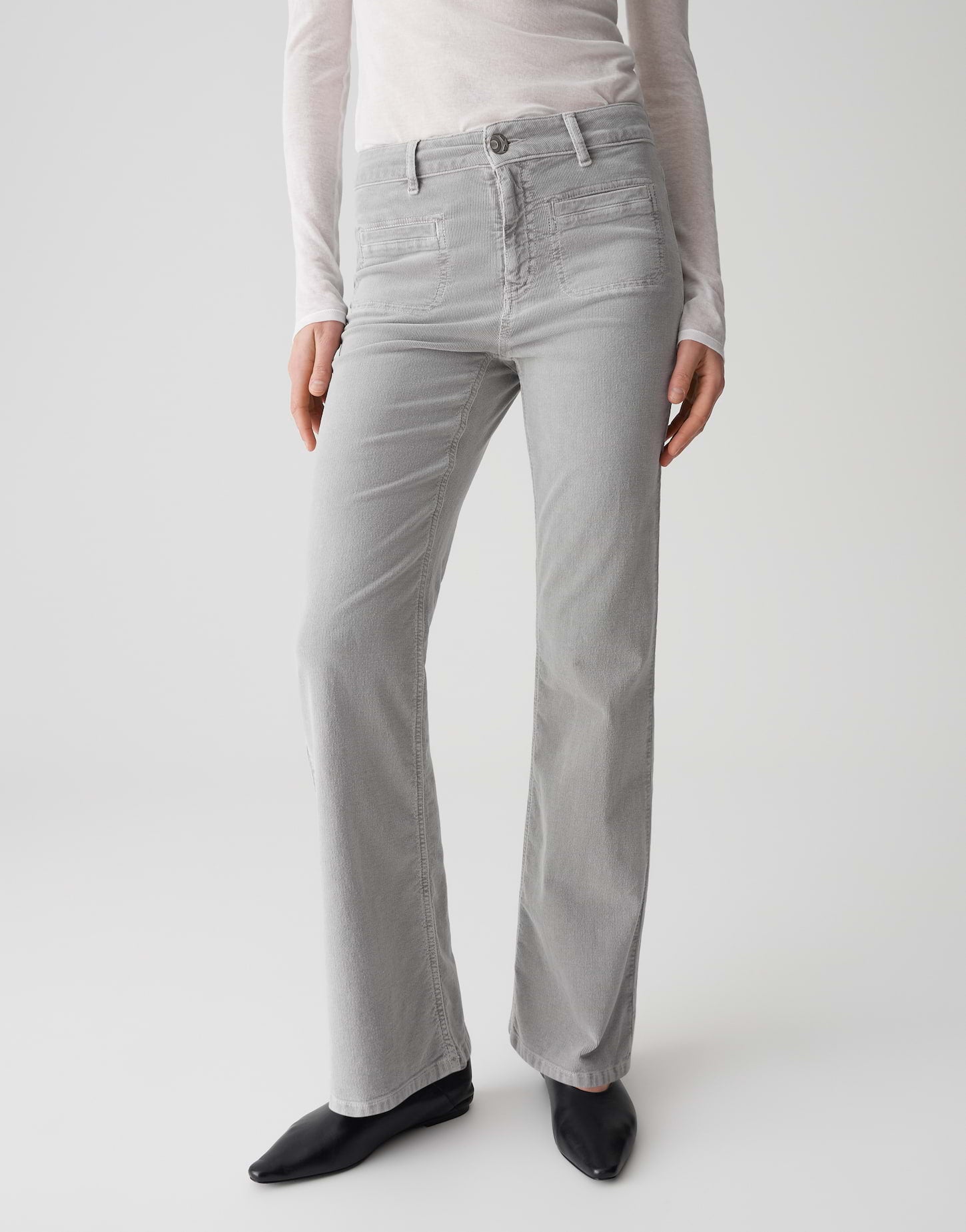Opus Pants Damen Jeans Hazy Fog M