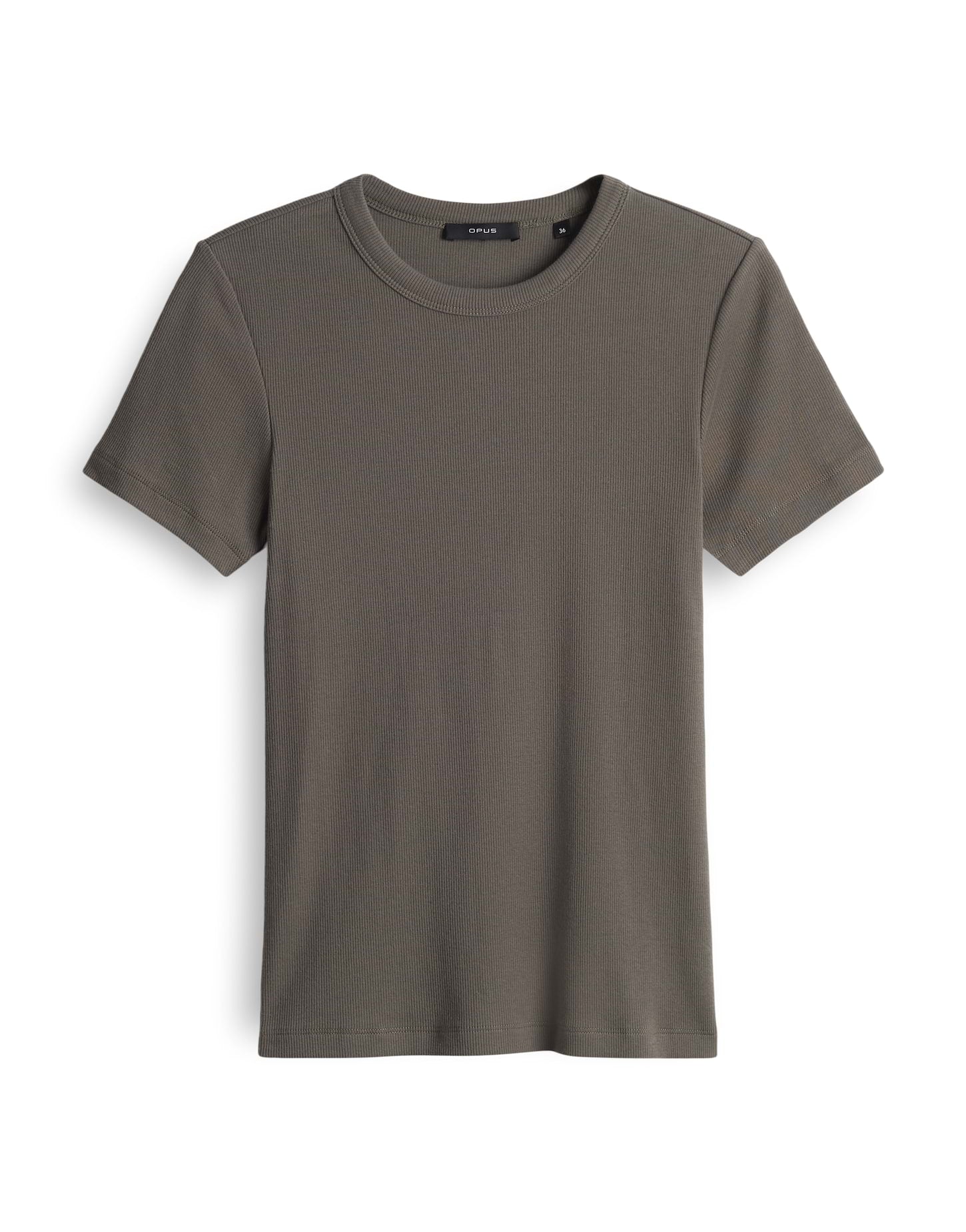 Opus Damen T-Shirts Olive Leaf