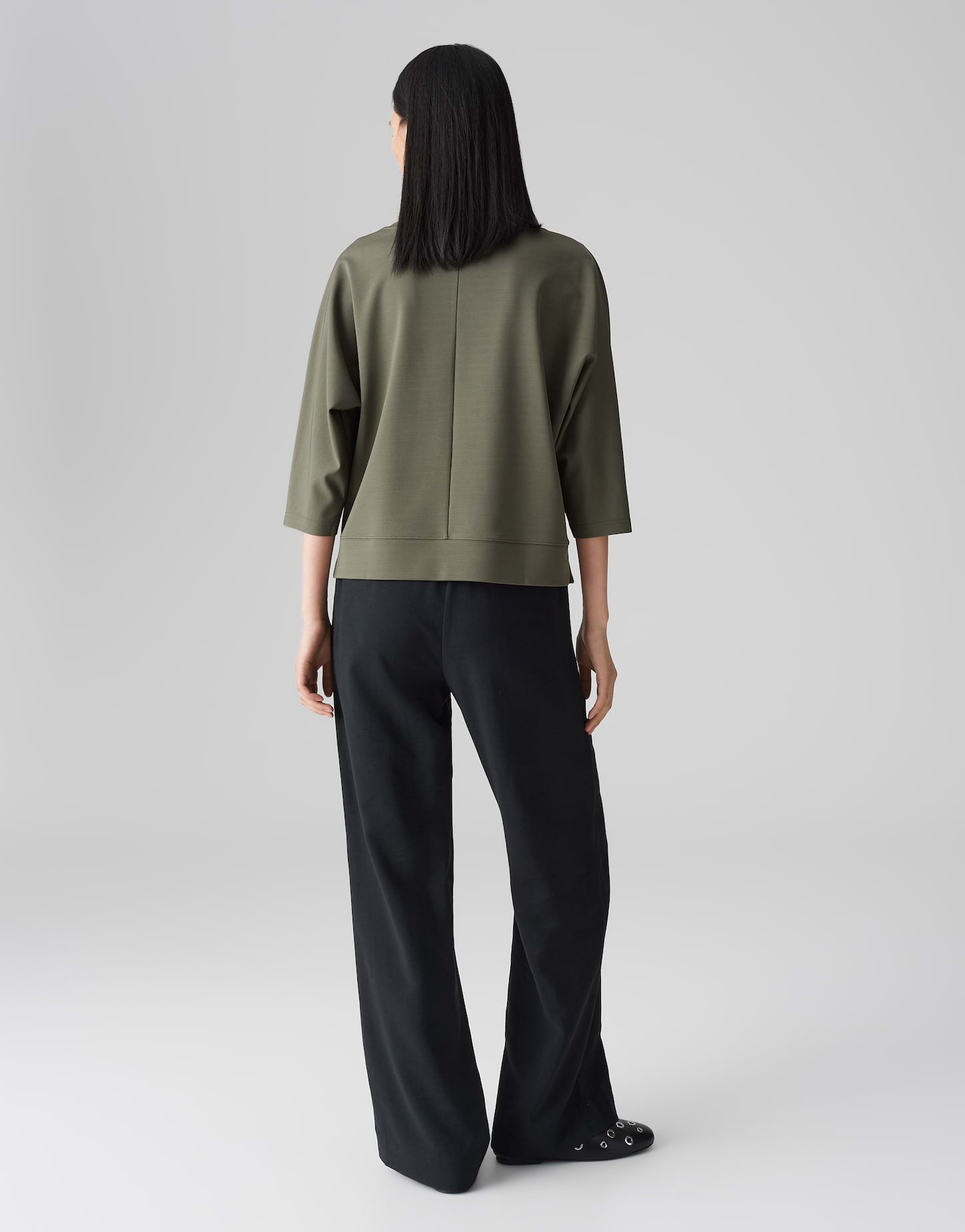 Opus Damen T-Shirts Olive Leaf