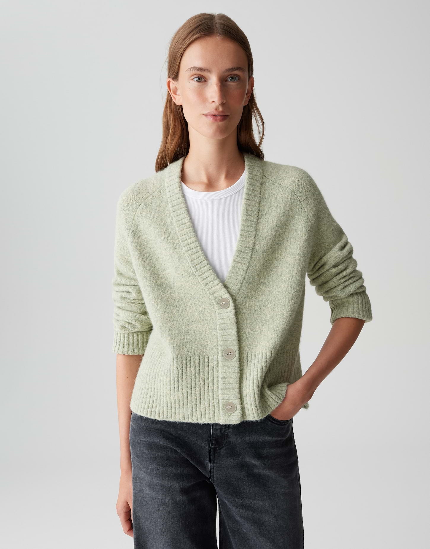 Opus Damen Pullover Soft Matcha
