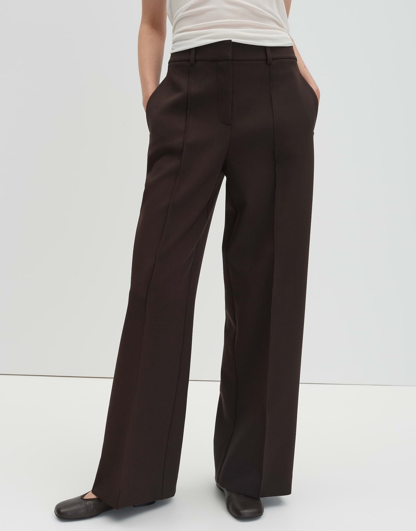Someday Damen Hosen Dark Espresso