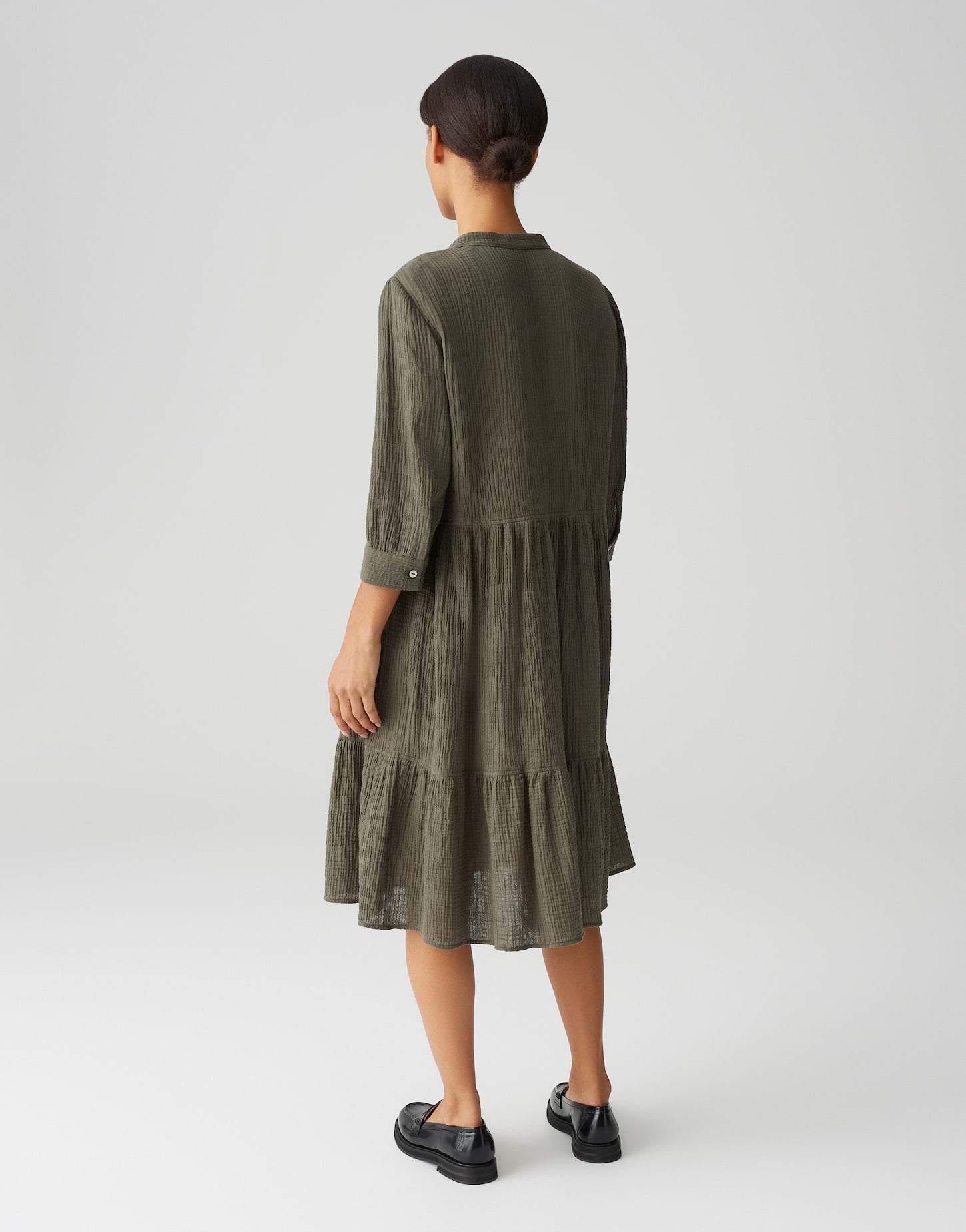 Opus Damen Kleider Olive Leaf