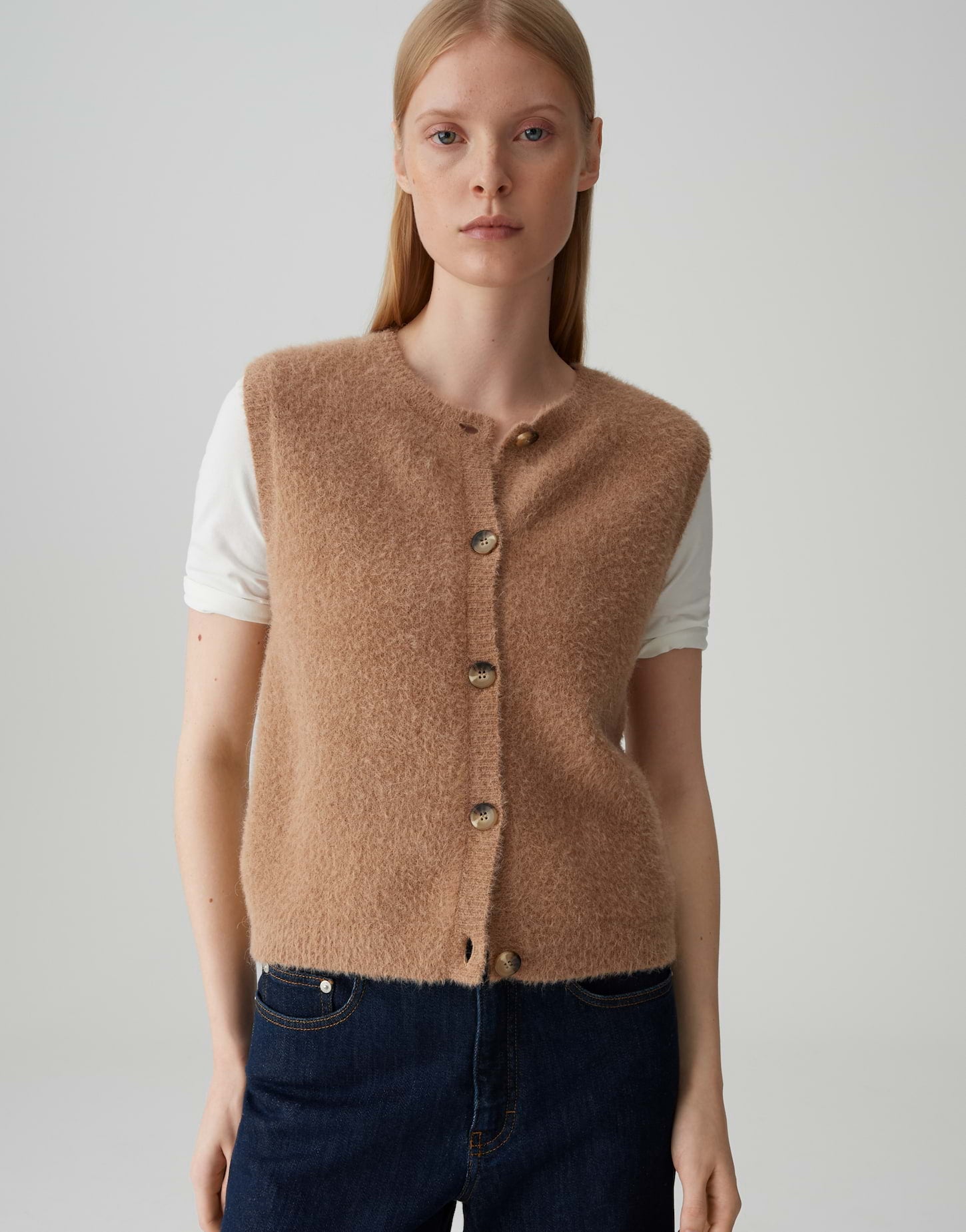 Opus Pants Damen Pullover Golden Oa