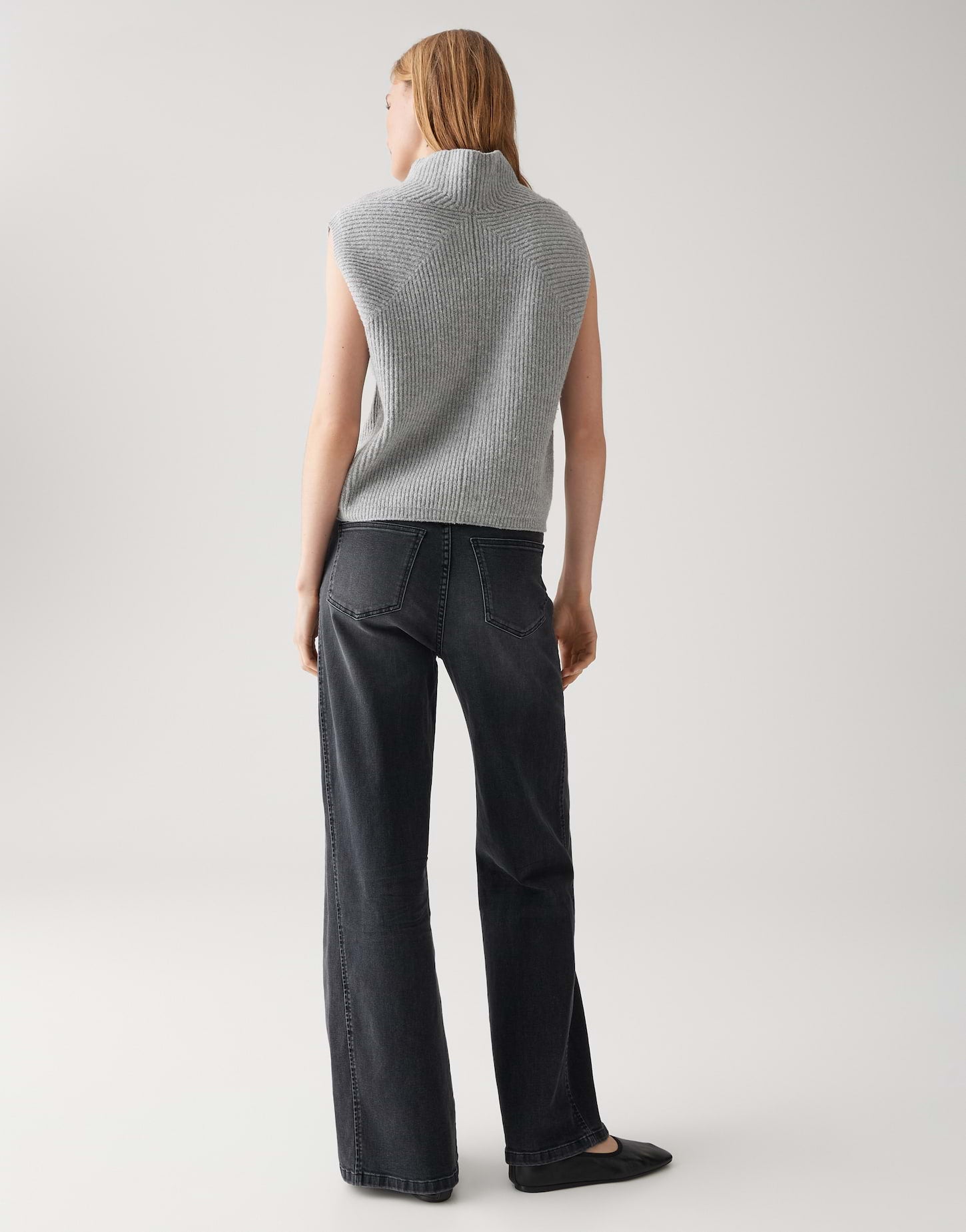 Opus Damen Pullover Hazy Fog Melang