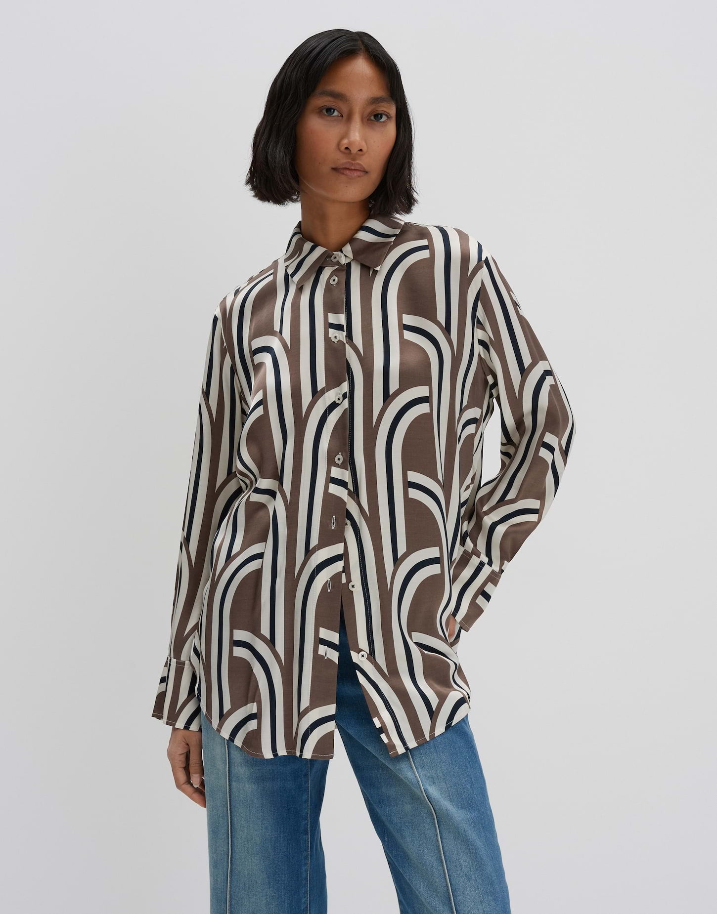 Someday Damen Blusen Soft Mocha