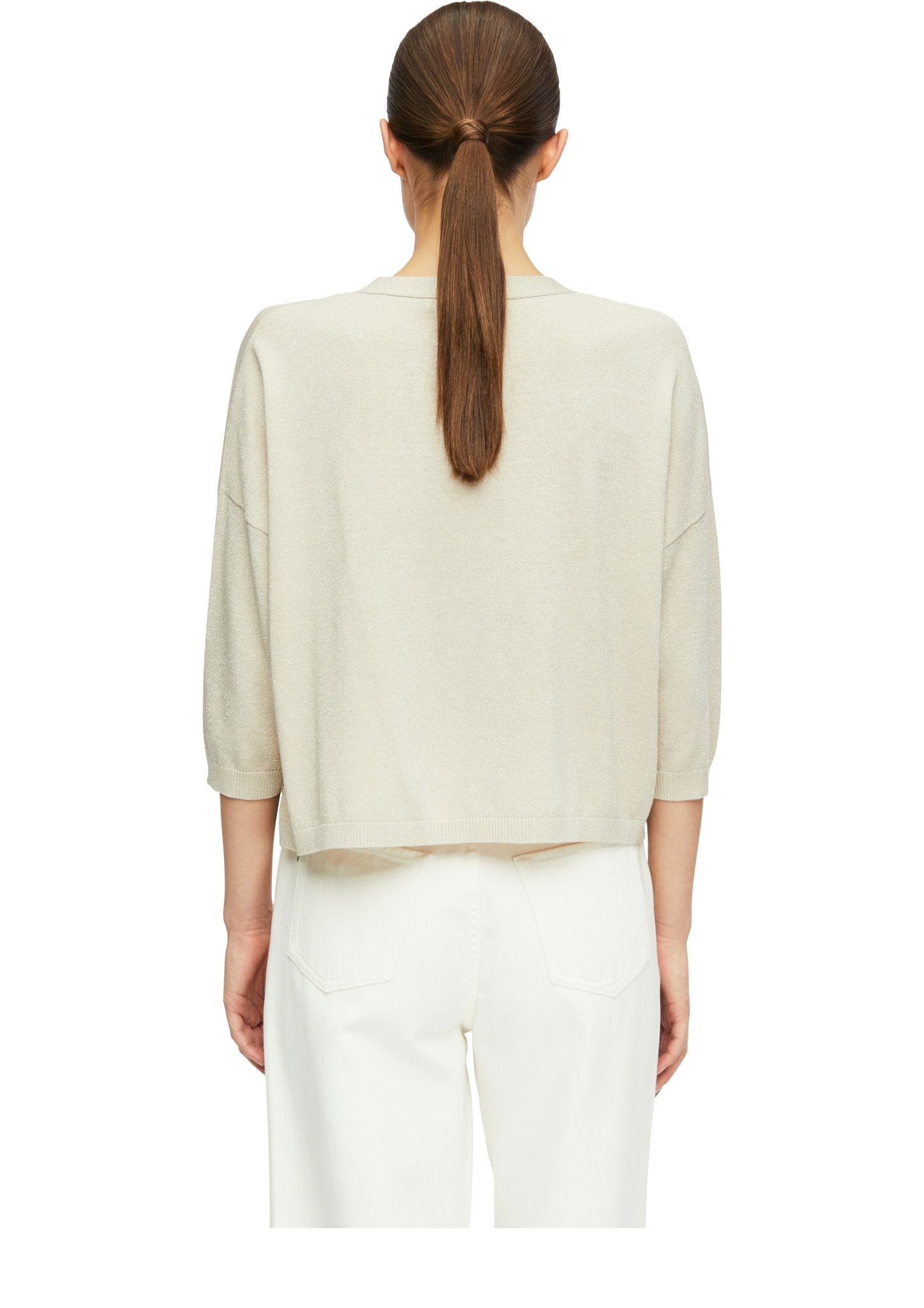 Comma Damen Strickjacken Grey/Black