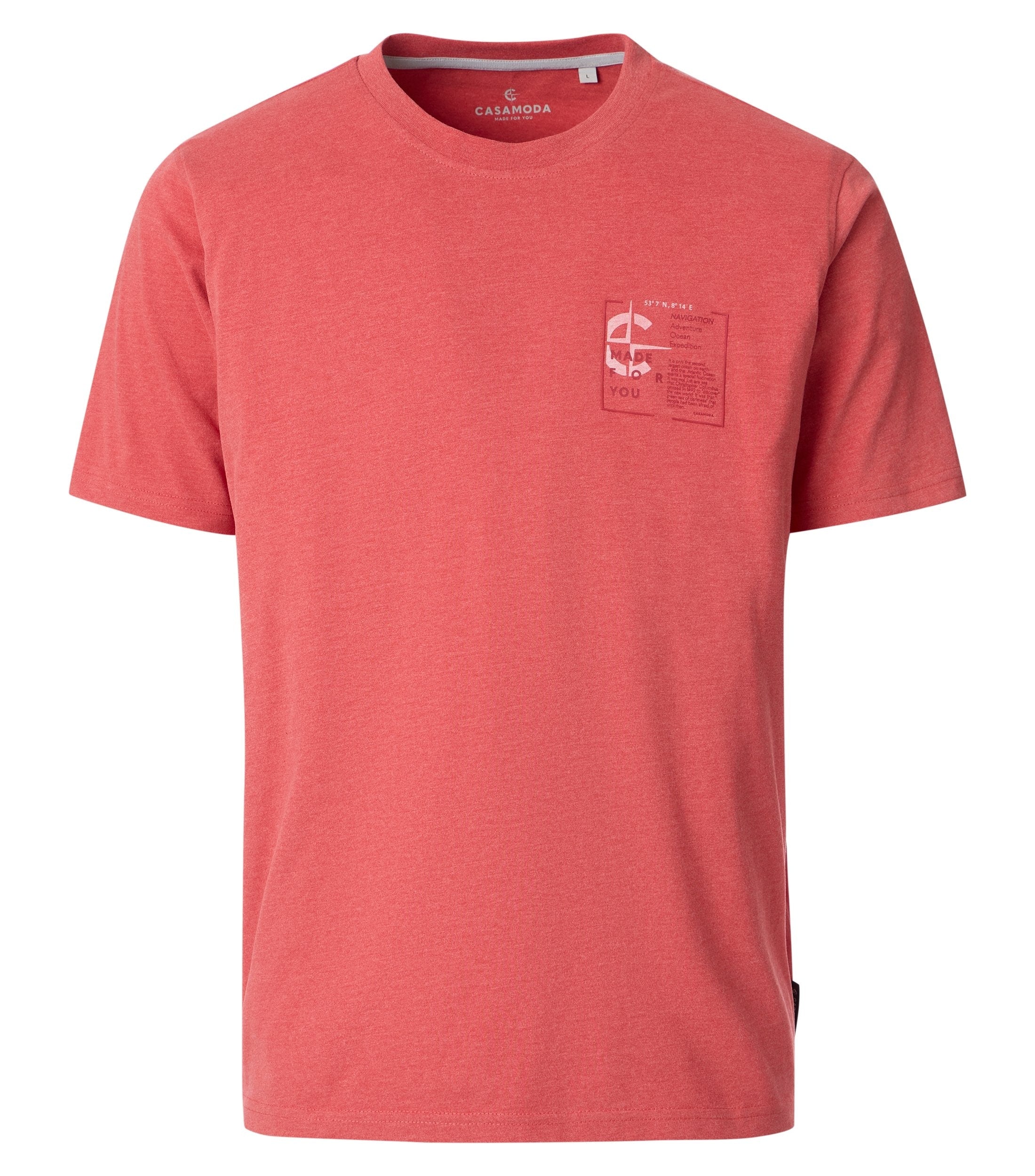 Casa Moda Herren T-Shirts kurz Rot
