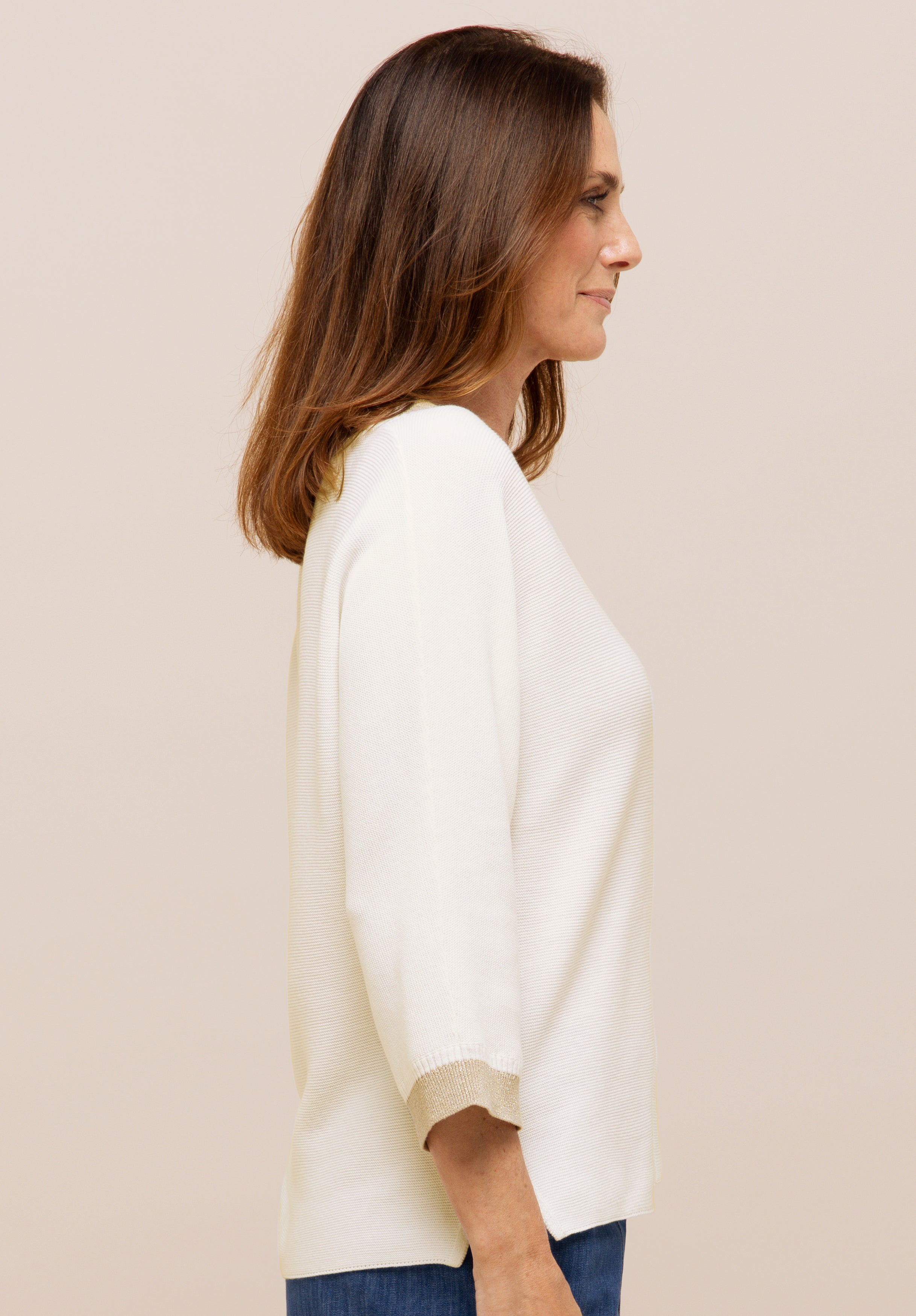 Bianca Damen Pullover Ivory