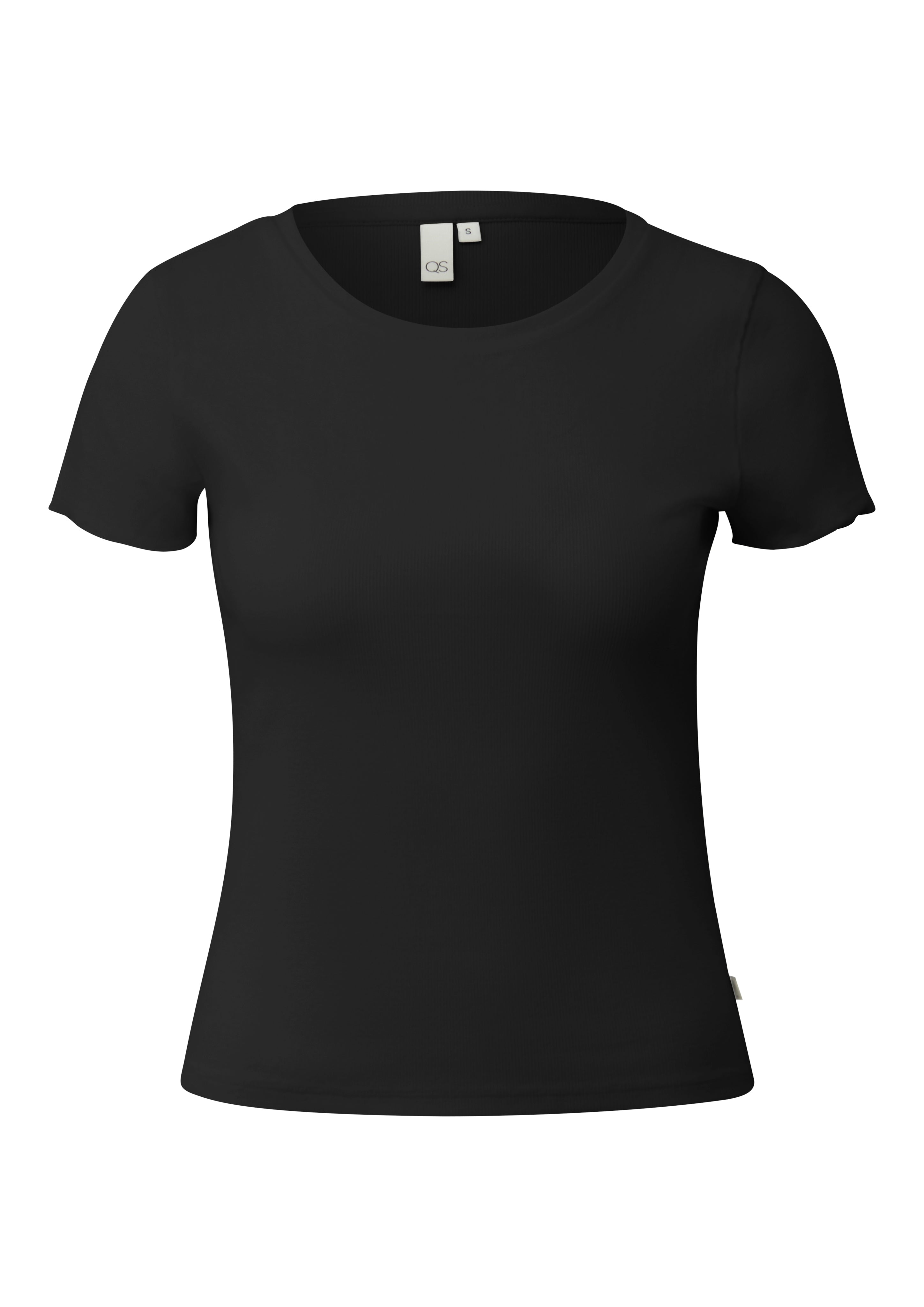 QS by S.Oliver Damen T-Shirts Grey/Black