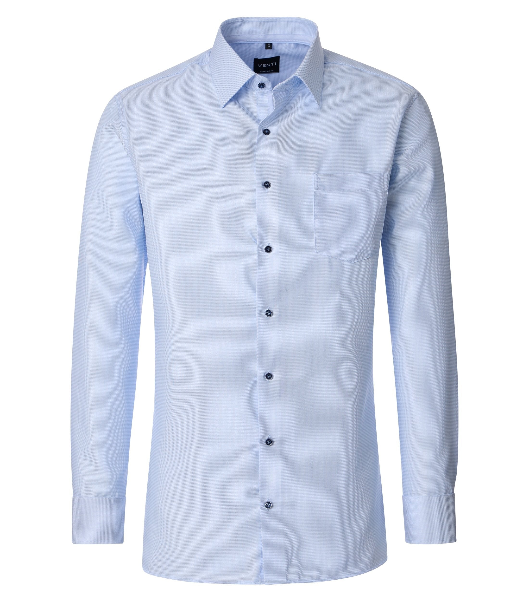 Venti Herren Hemden lang Blau