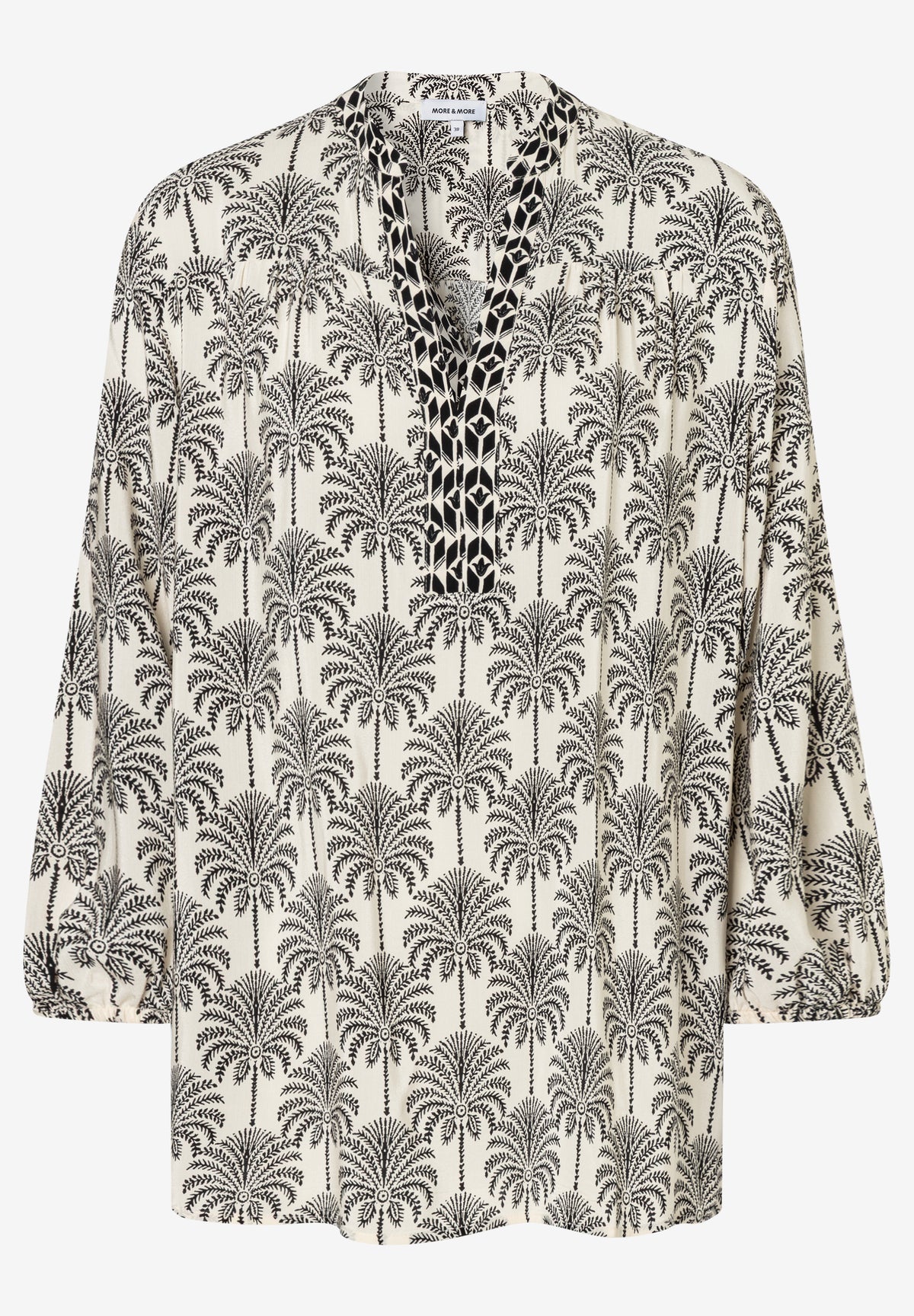 More & More Damen Blusen Twotone Pa
