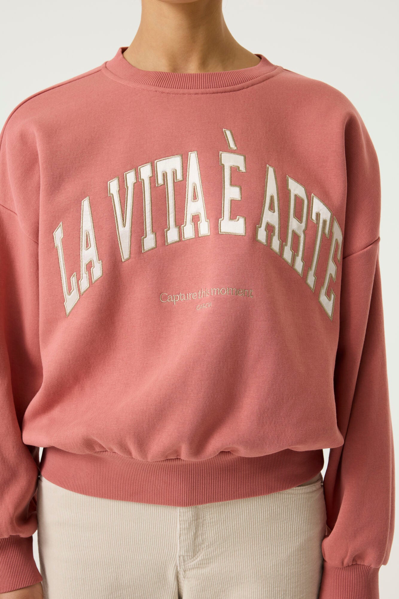 Garcia Damen Sweatshirts Coral Dust