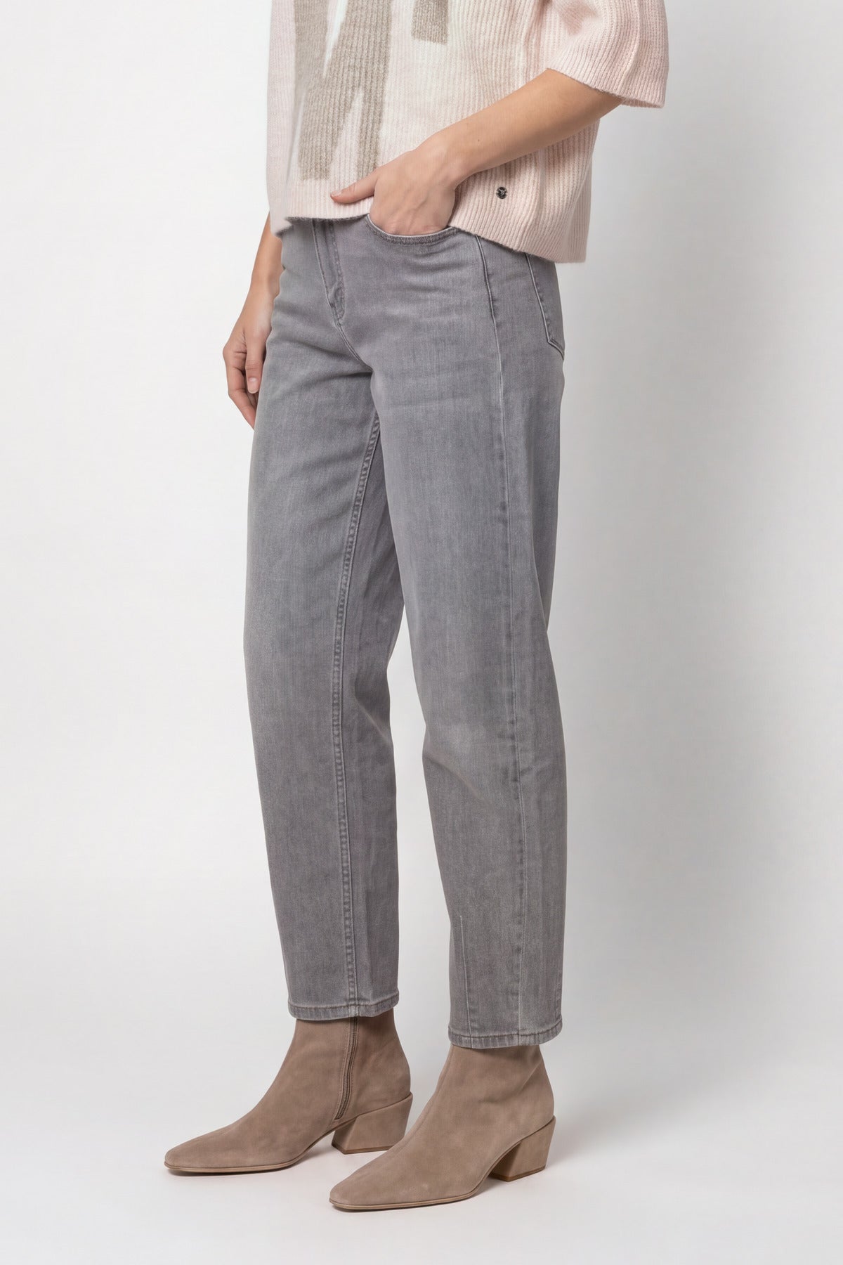 Monari Damen Hosen Light Grey