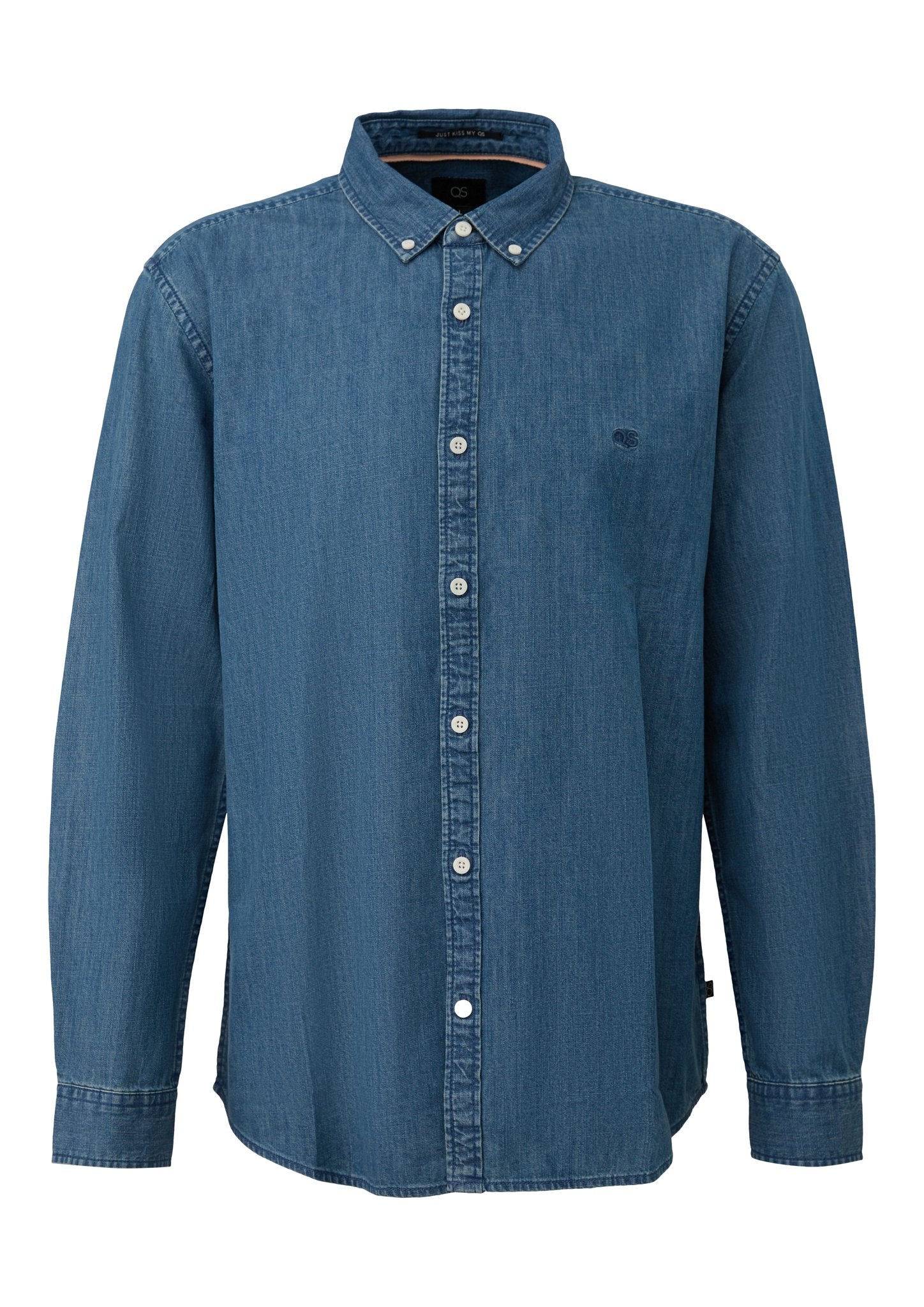 QS by S.Oliver Herren Hemden lang Y Blue