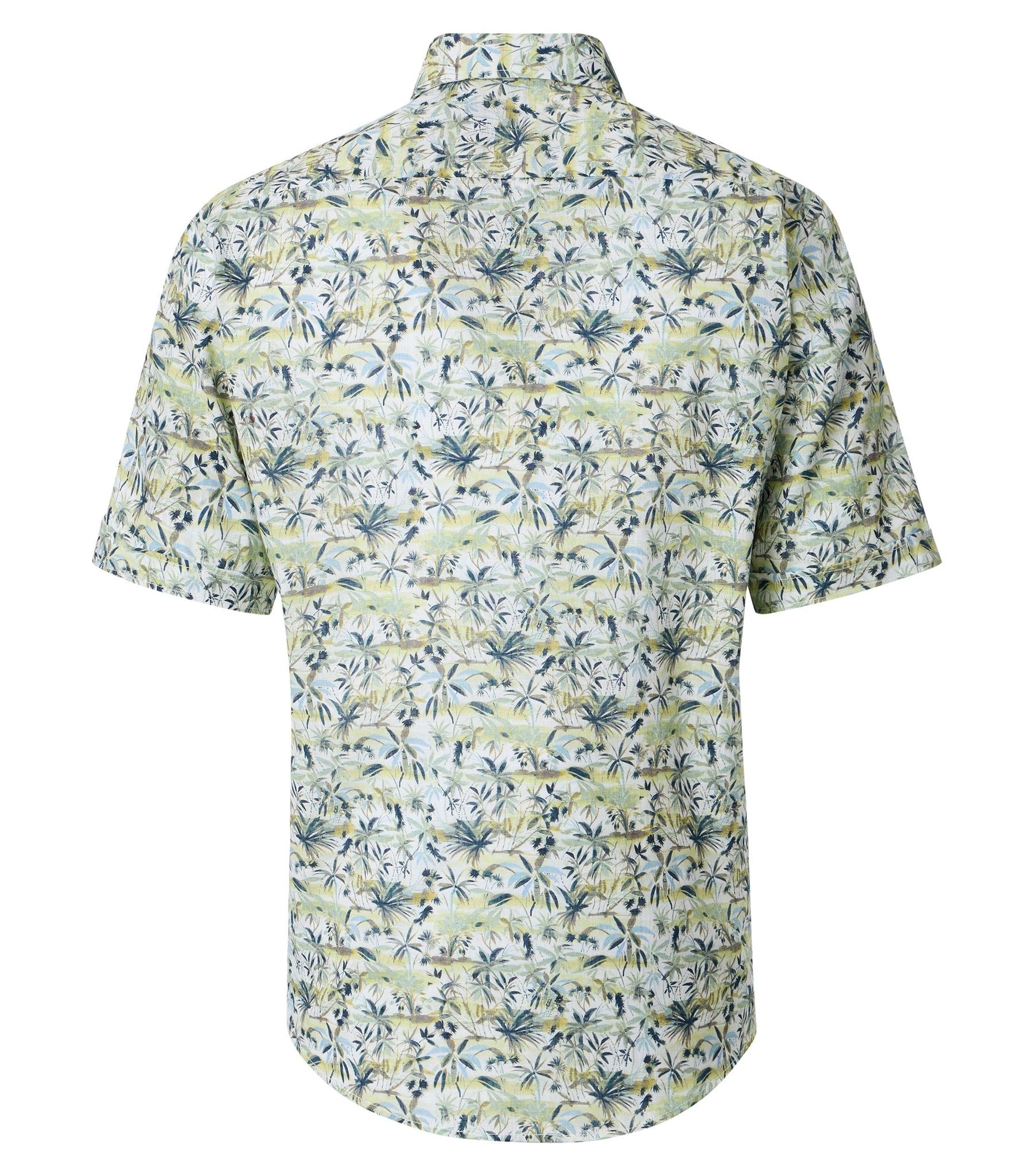 Casa Moda Herren Hemden kurz Gruen