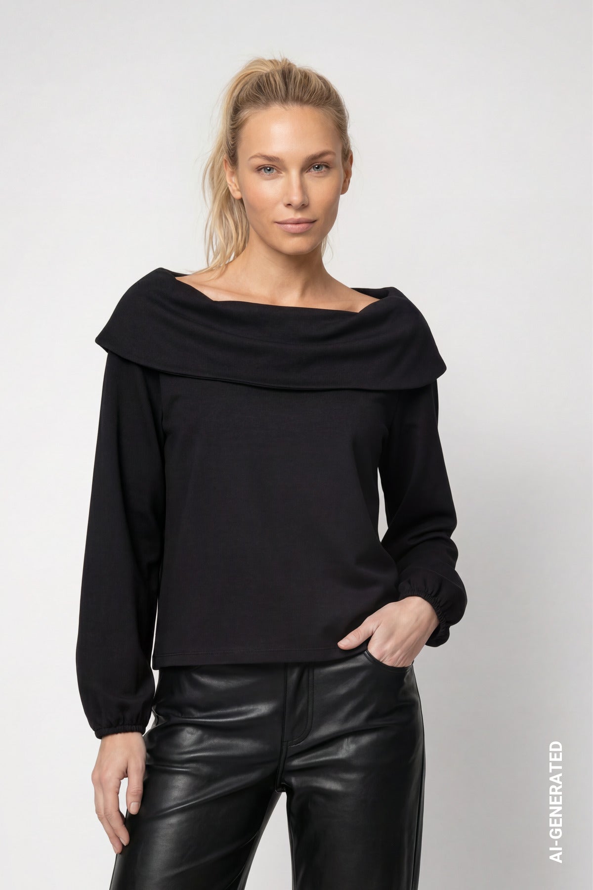 Monari Damen T-Shirts Schwarz
