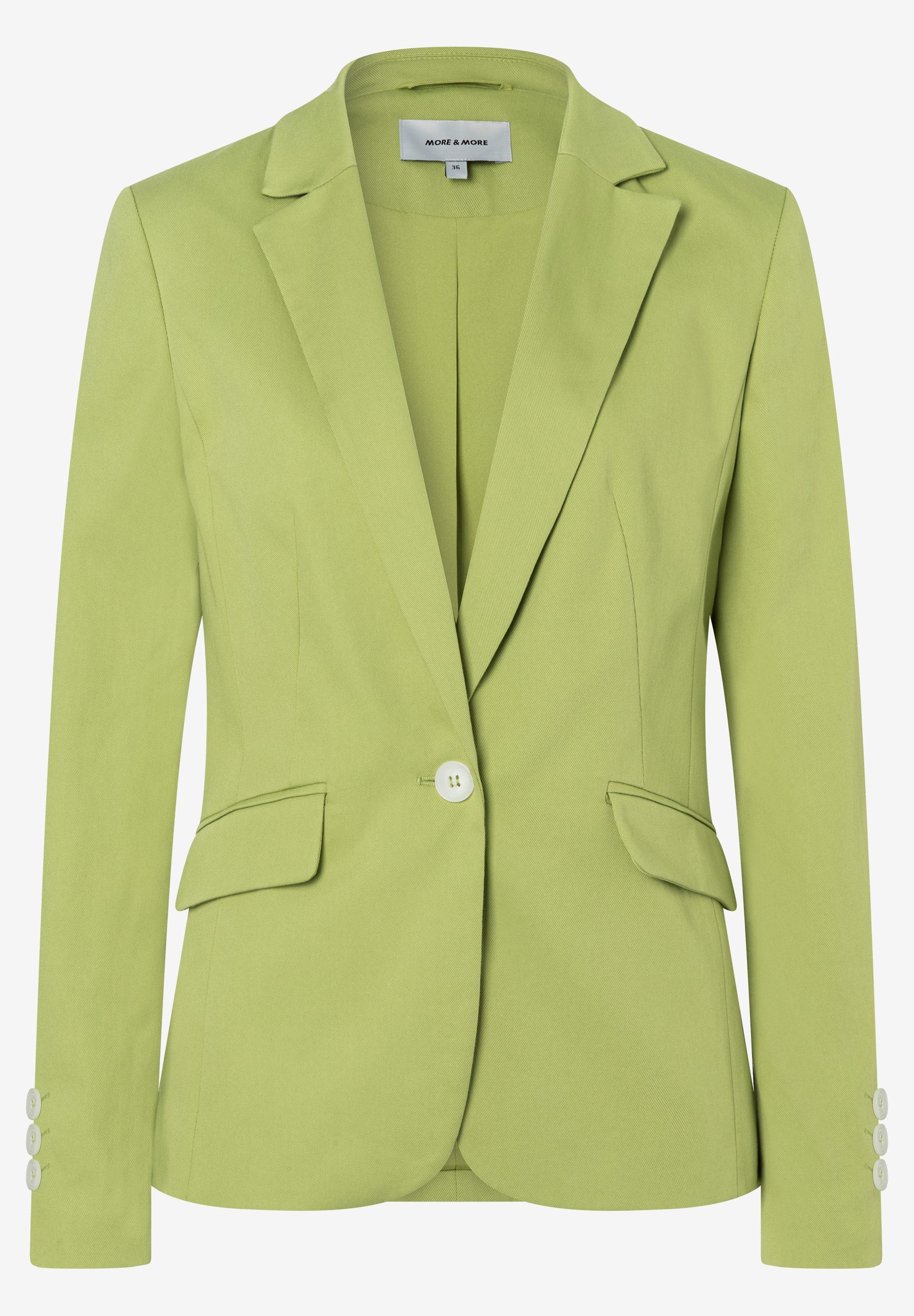 More & More Damen Blazer Pistachio