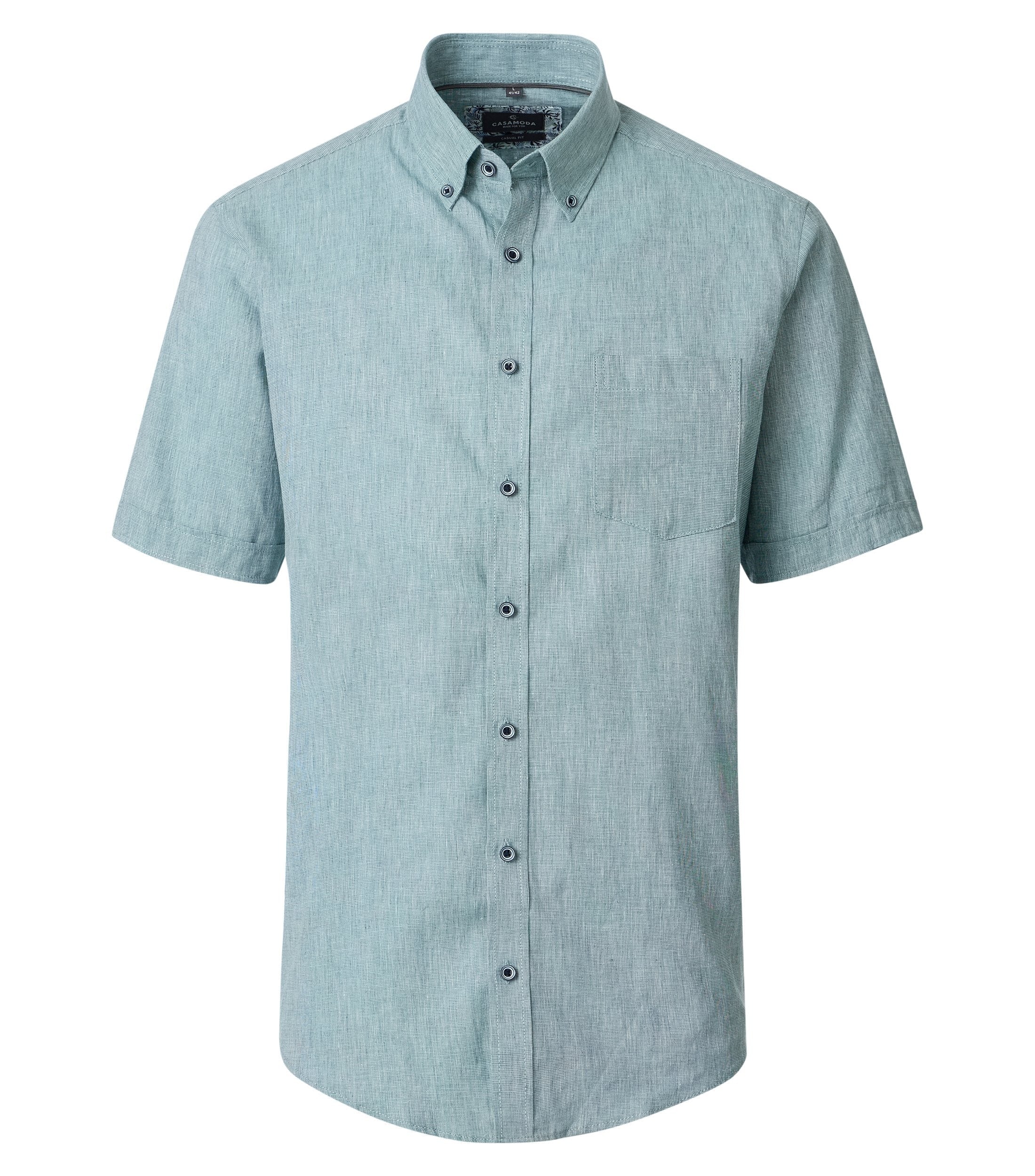 Casa Moda Herren Hemden kurz Gruen