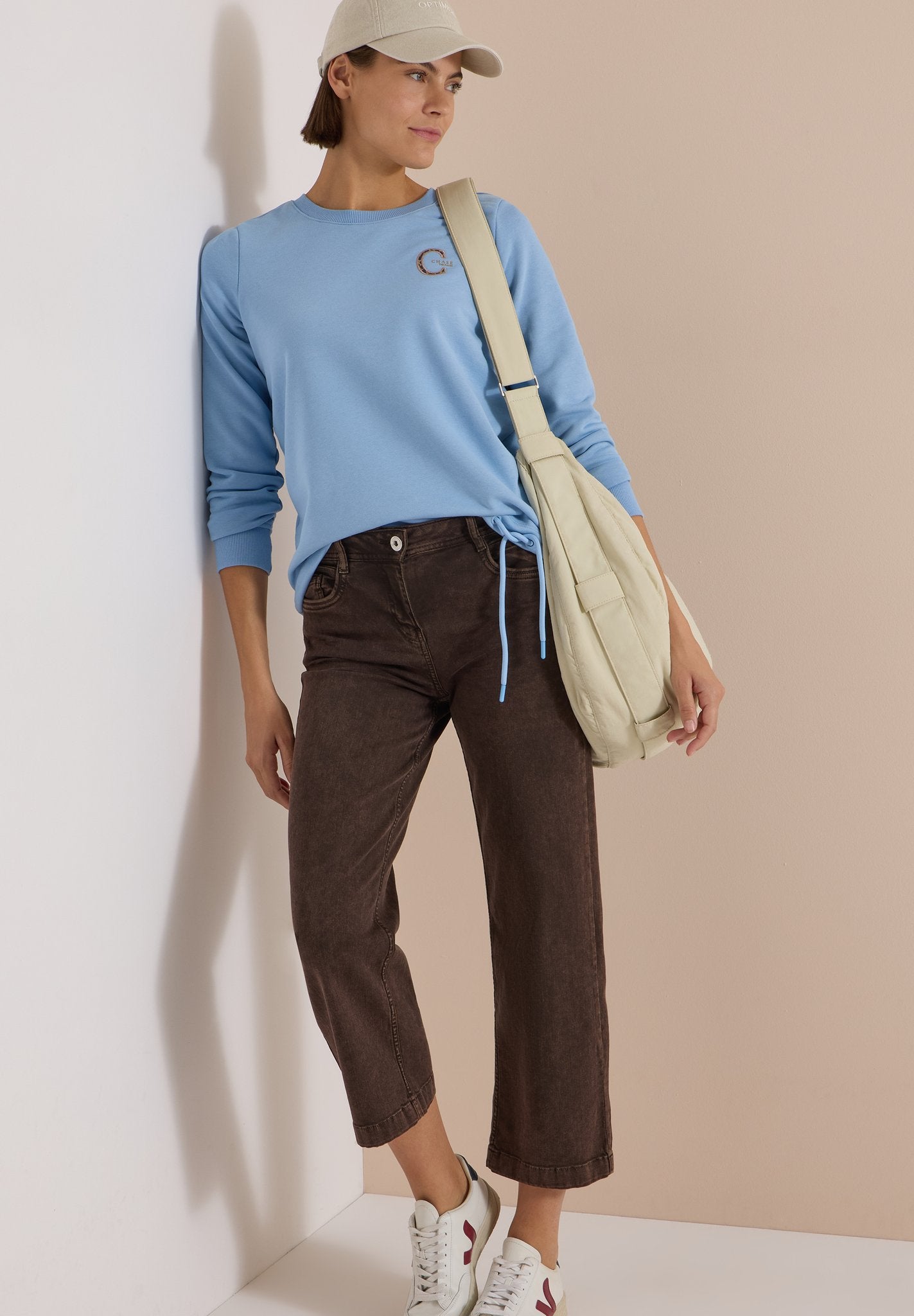 Cecil Damen Pullover Easy Blue