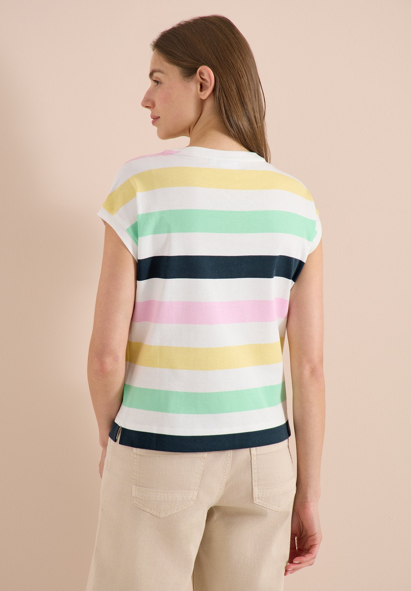 Cecil Damen T-Shirts Vanilla W
