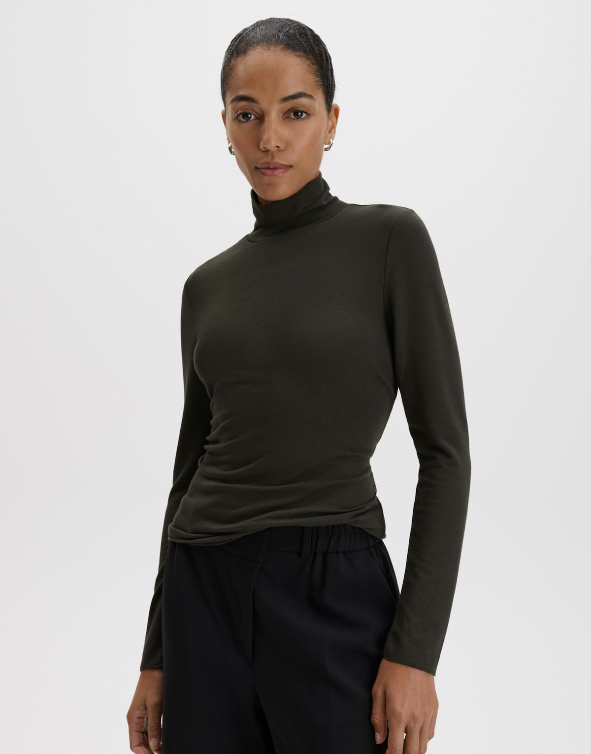 Someday Damen T-Shirts Midnight Olive
