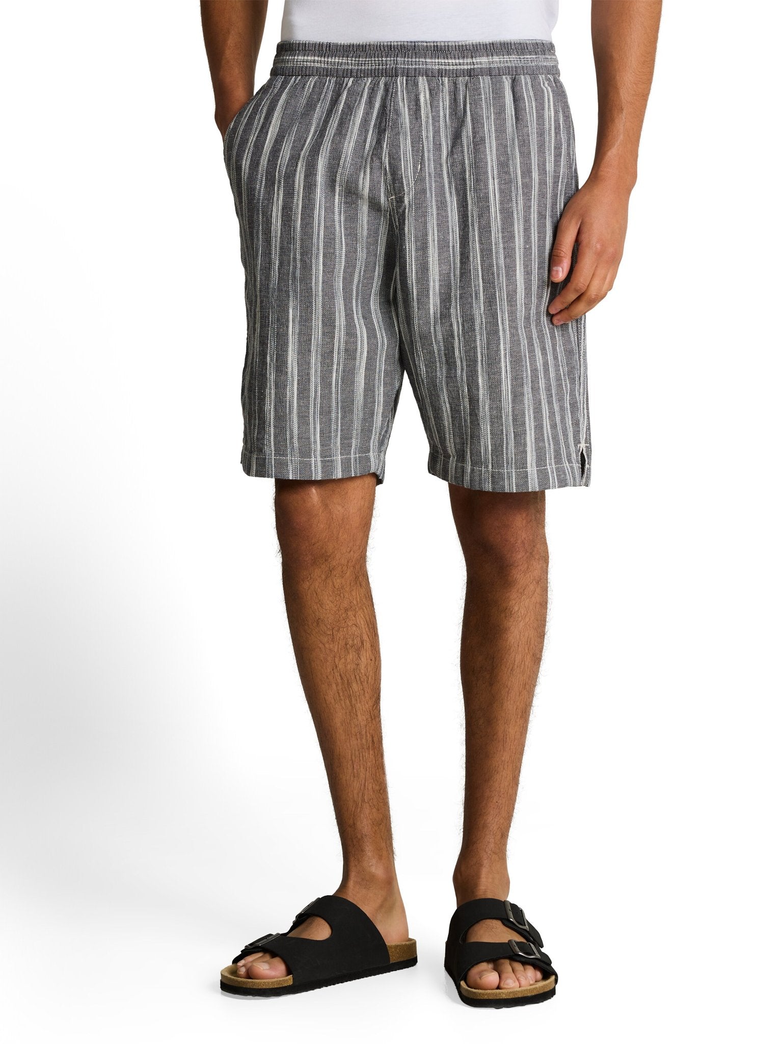 Tom Tailor denim Herren Shorts Black Greyish S