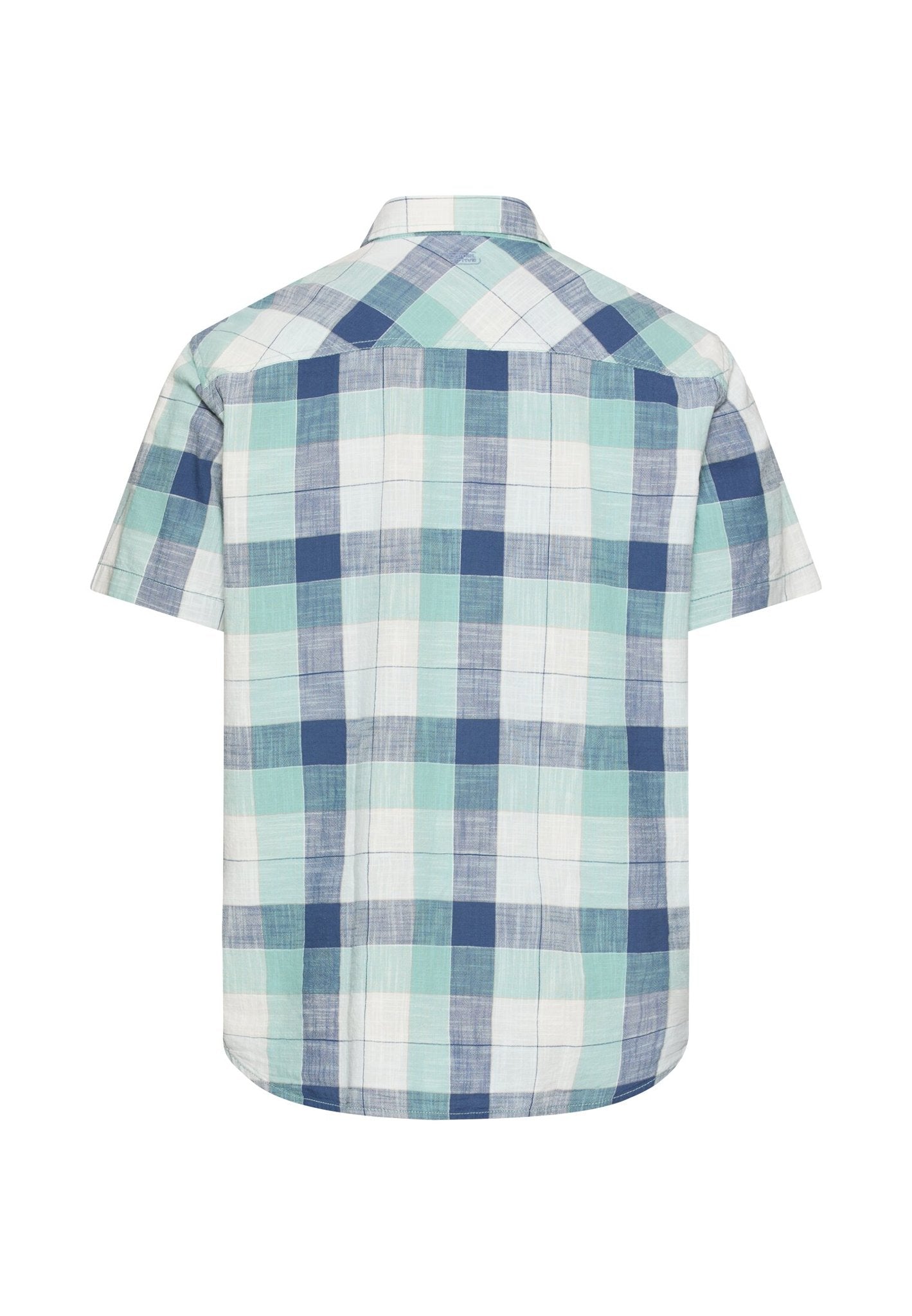 Camel active Herren Hemden kurz Airy Blue