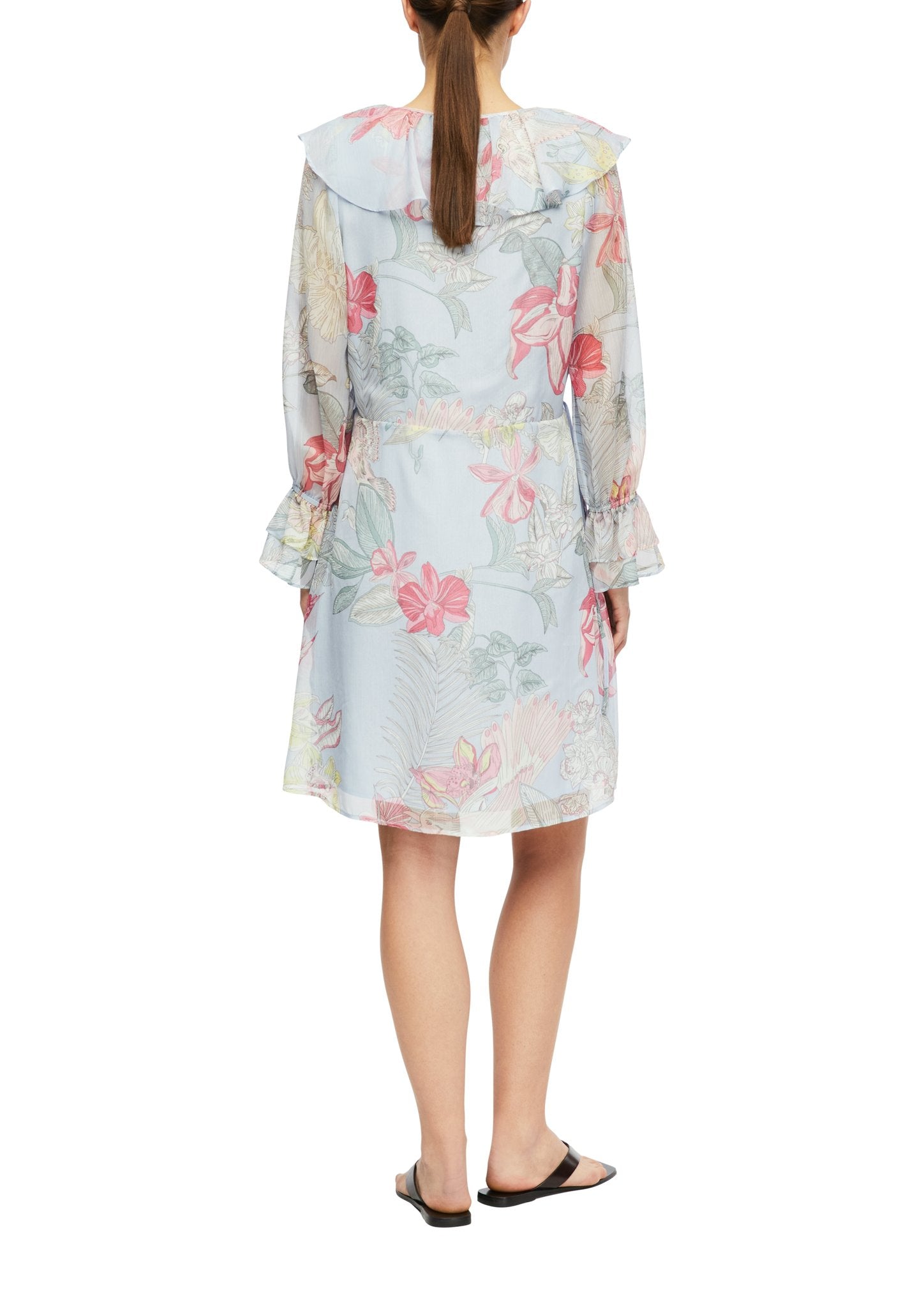 Comma Damen Kleider Blue