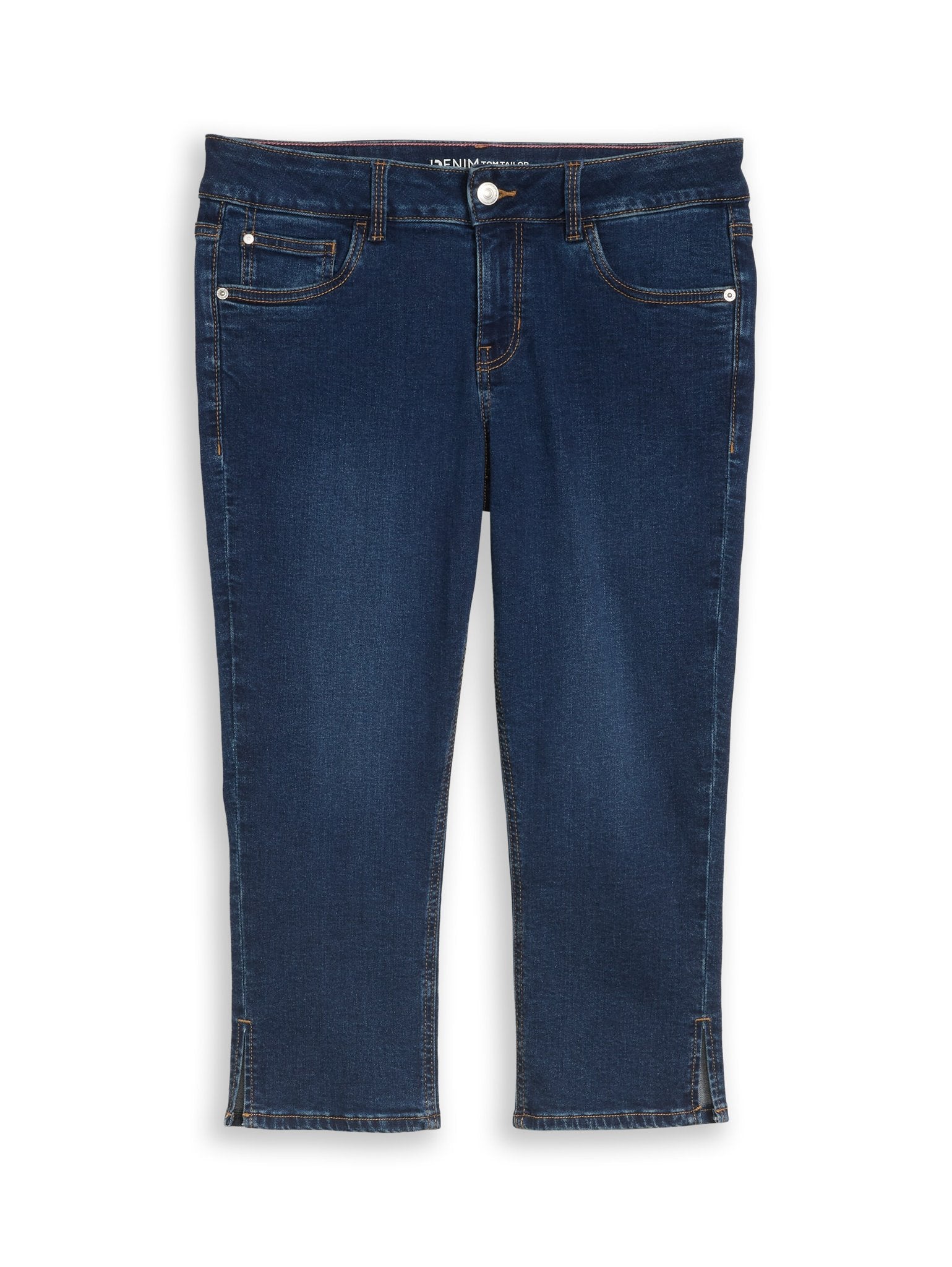 Tom Tailor denim Damen Shorts Used Dark Stone