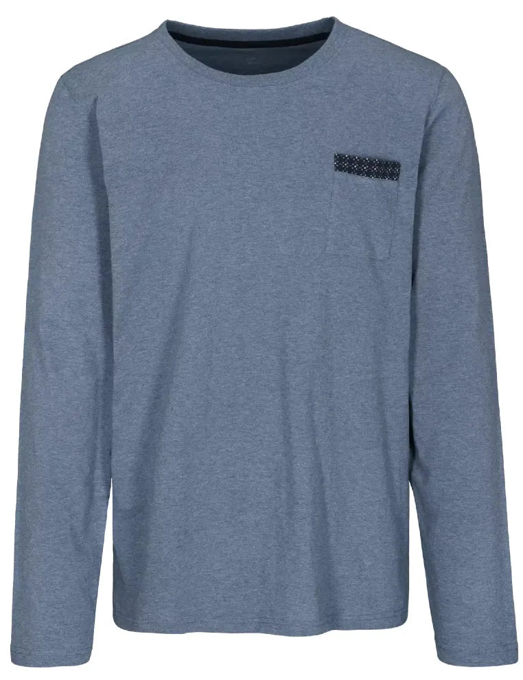 Katag Herren Bleu Mel. Aop