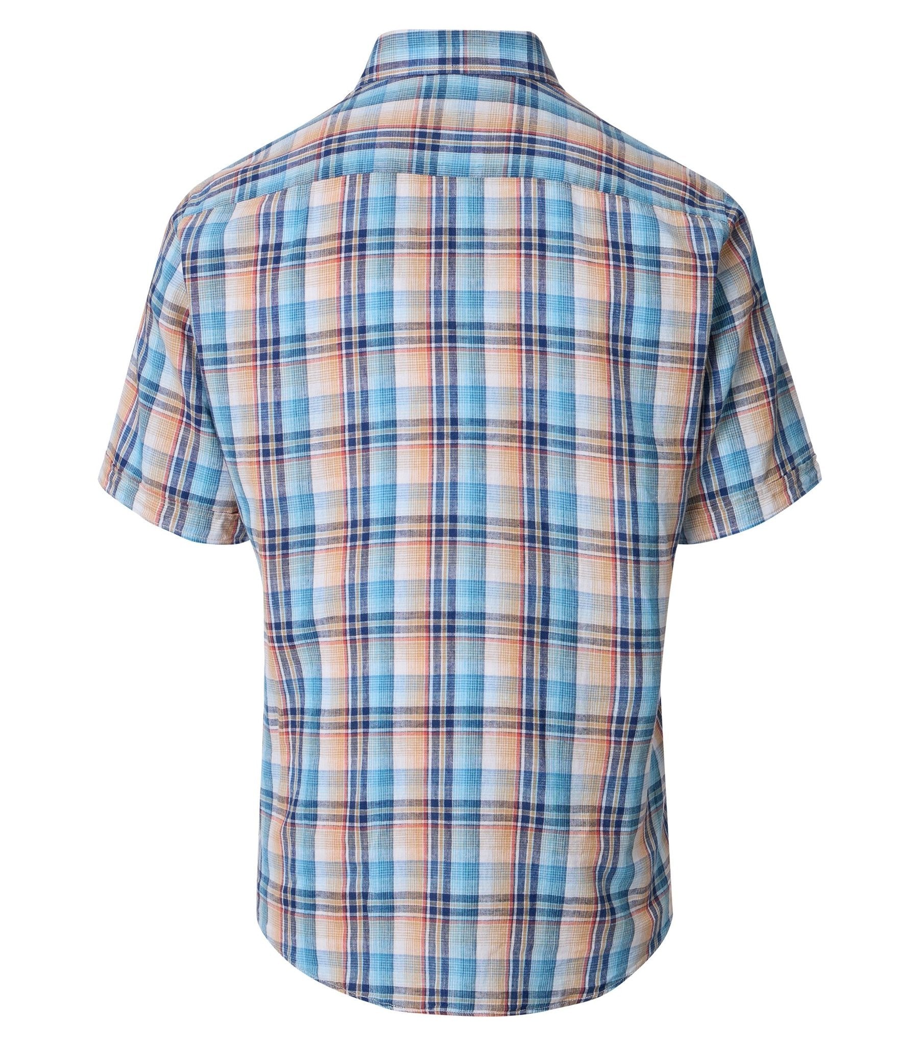 Casa Moda Herren Hemden kurz Tuerkis