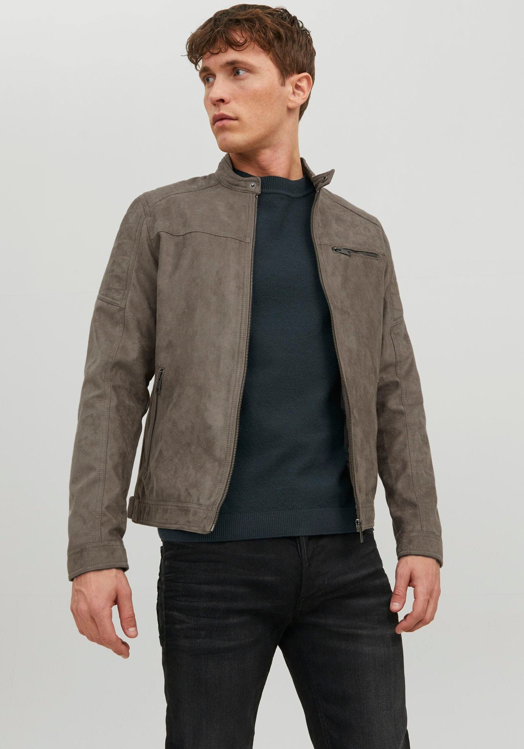 Jack & Jones Herren Jacken Black/Pu